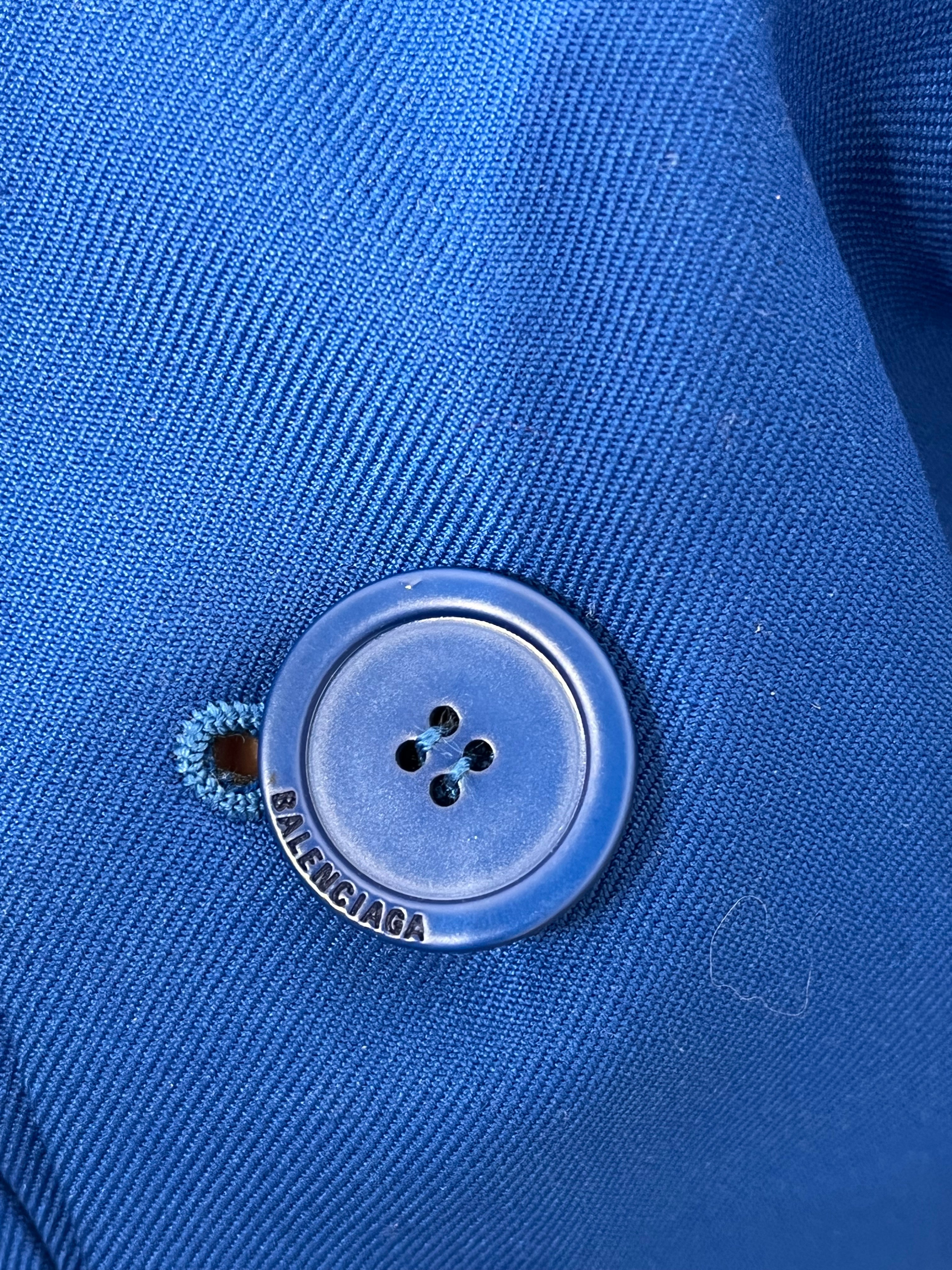 BALENCIAGA/Tailored Jkt/46/BLU/ view 6