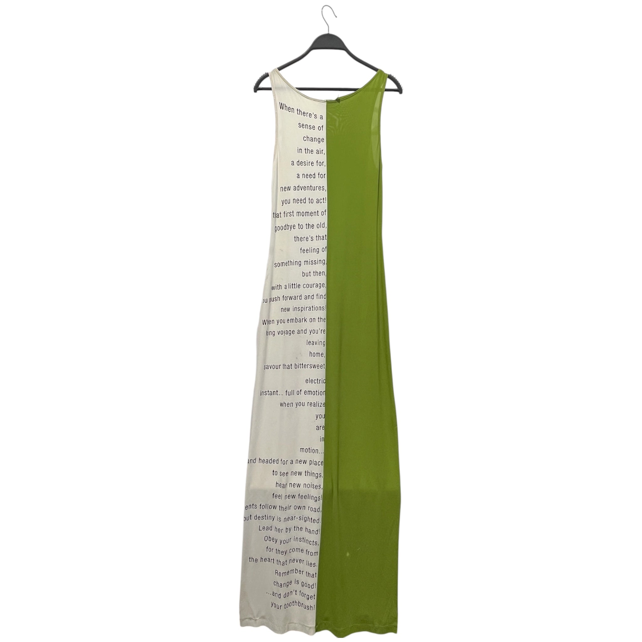 MOSCHINO JEANS/SL Dress/6/All Over Print/GRN/Maxi Length/ view 1