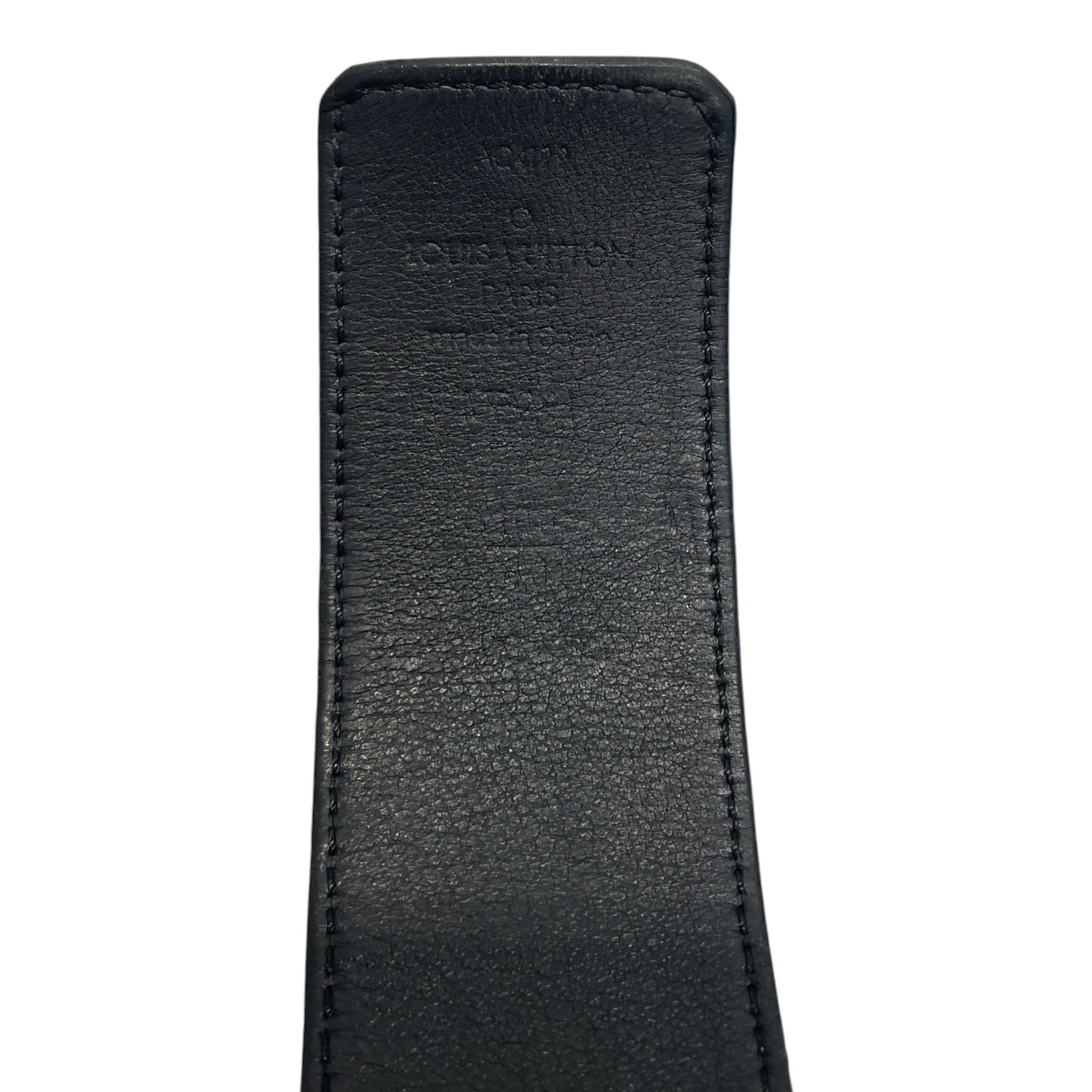 LOUIS VUITTON/Belt/Monogram/Leather/BRW/M's/VIRGIL ABLOH BLK BUCKLE view 3