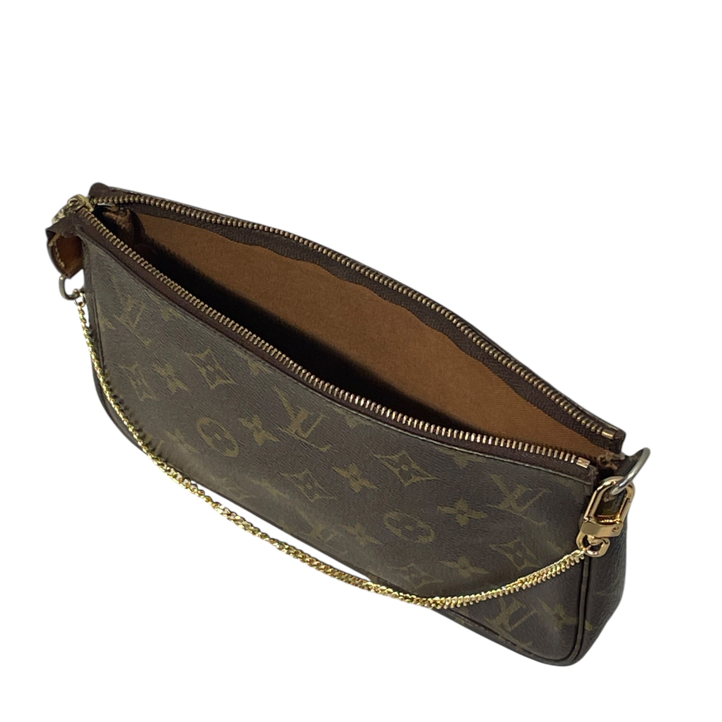 LOUIS VUITTON/Bag/Monogram/Leather/BRW/POCHETTE view 7