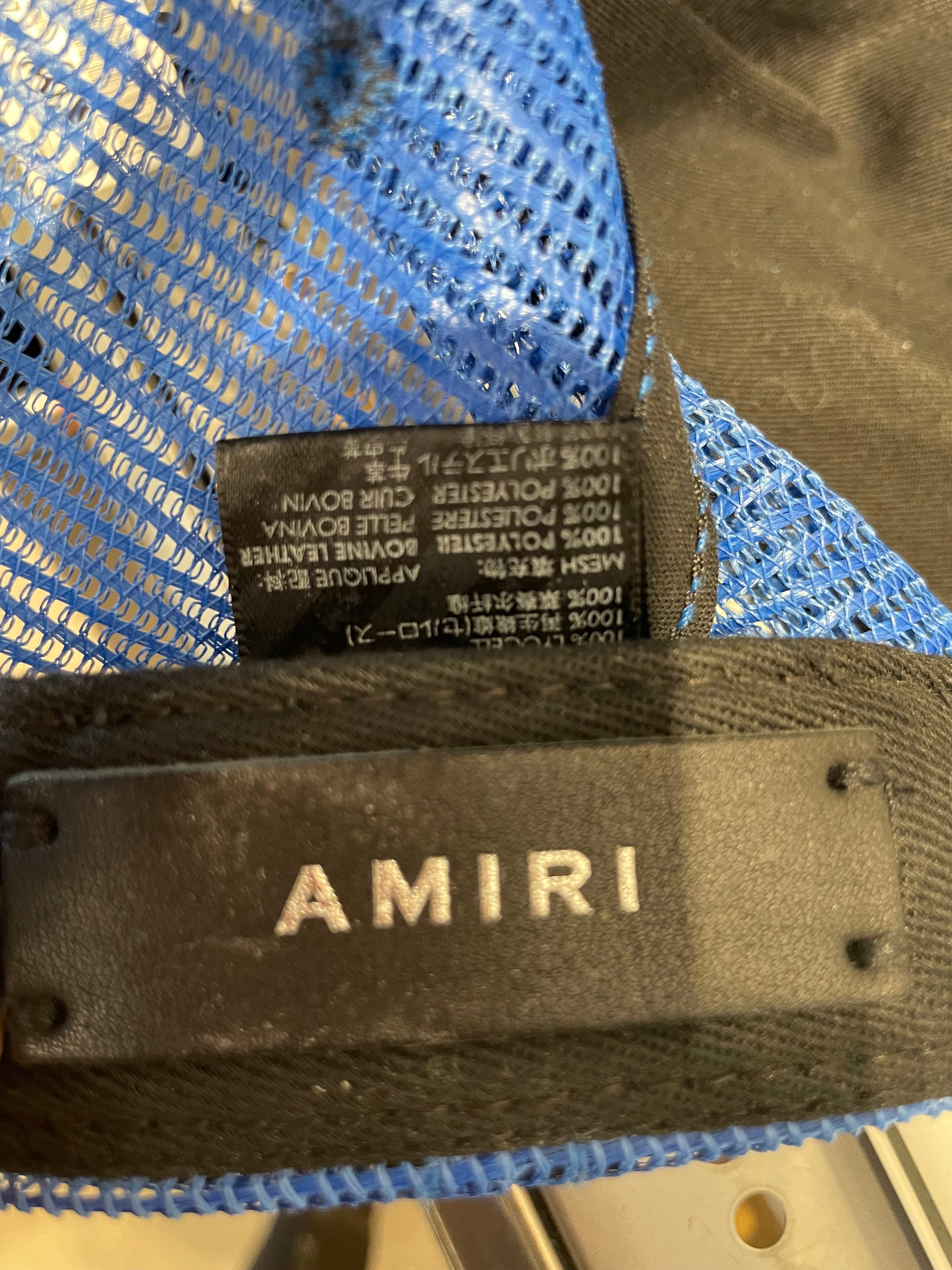 AMIRI/Cap/Cotton/BLU/3 star view 3