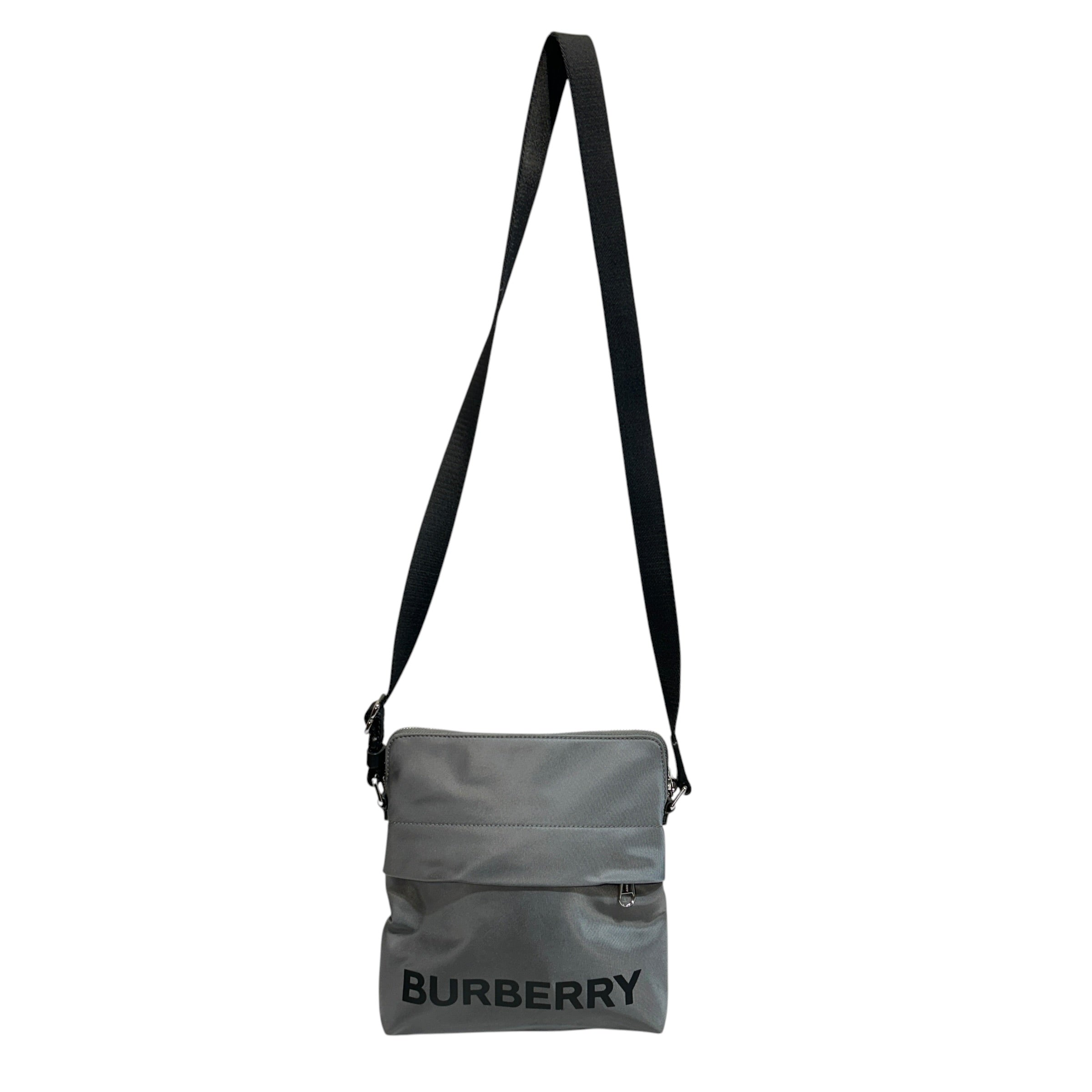 BURBERRY/Cross Body Bag/Nylon/GRY/Neo Crossbody view 1