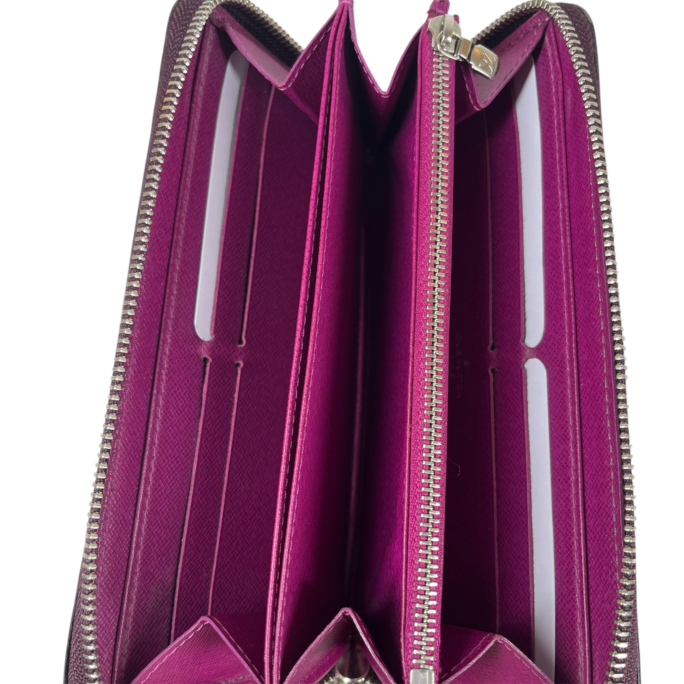 LOUIS VUITTON/Long Wallet/Leather/PPL/PURPLE EPI WALLET view 4