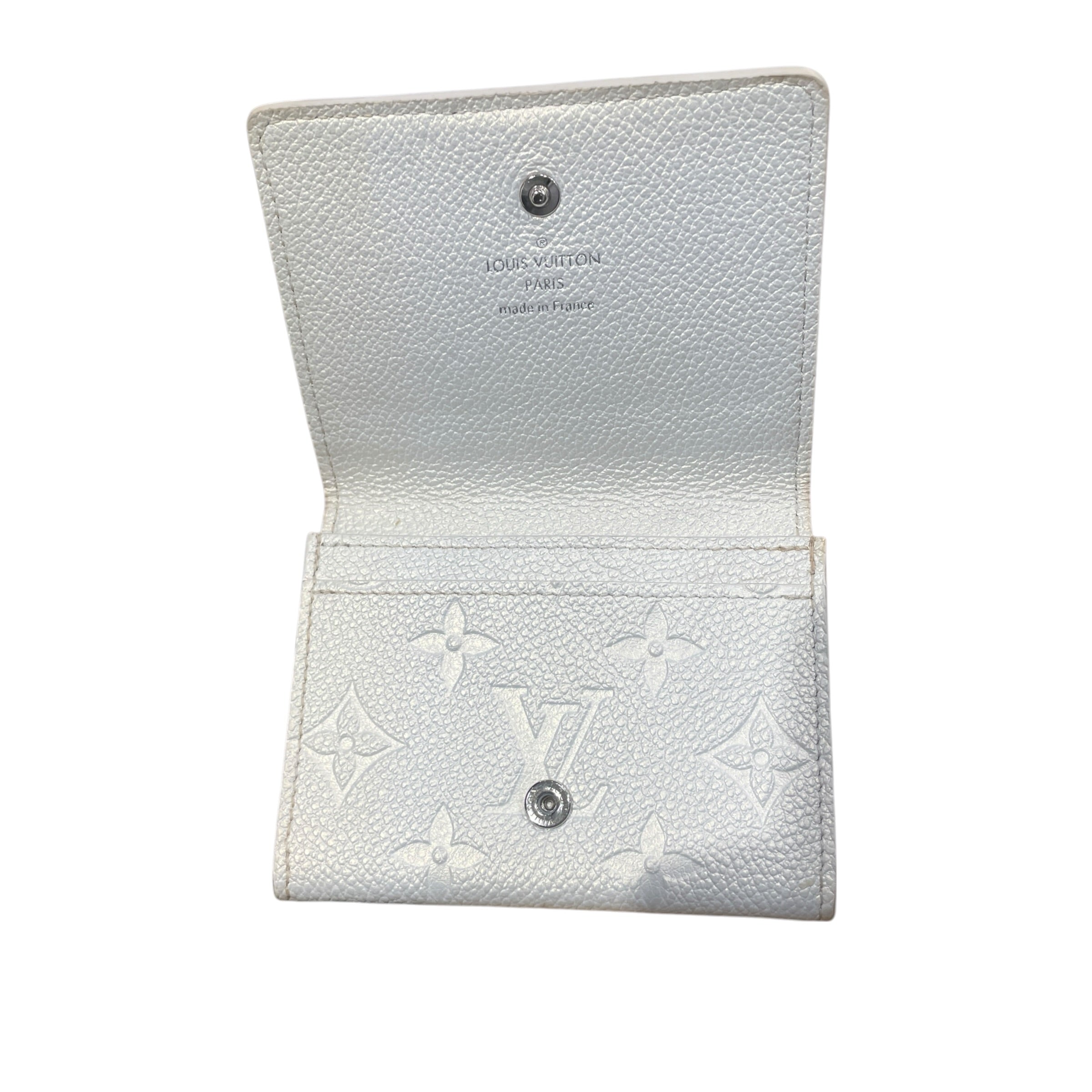 LOUIS VUITTON/Coin Wallet/Monogram/Leather/WHT/L's/ view 3
