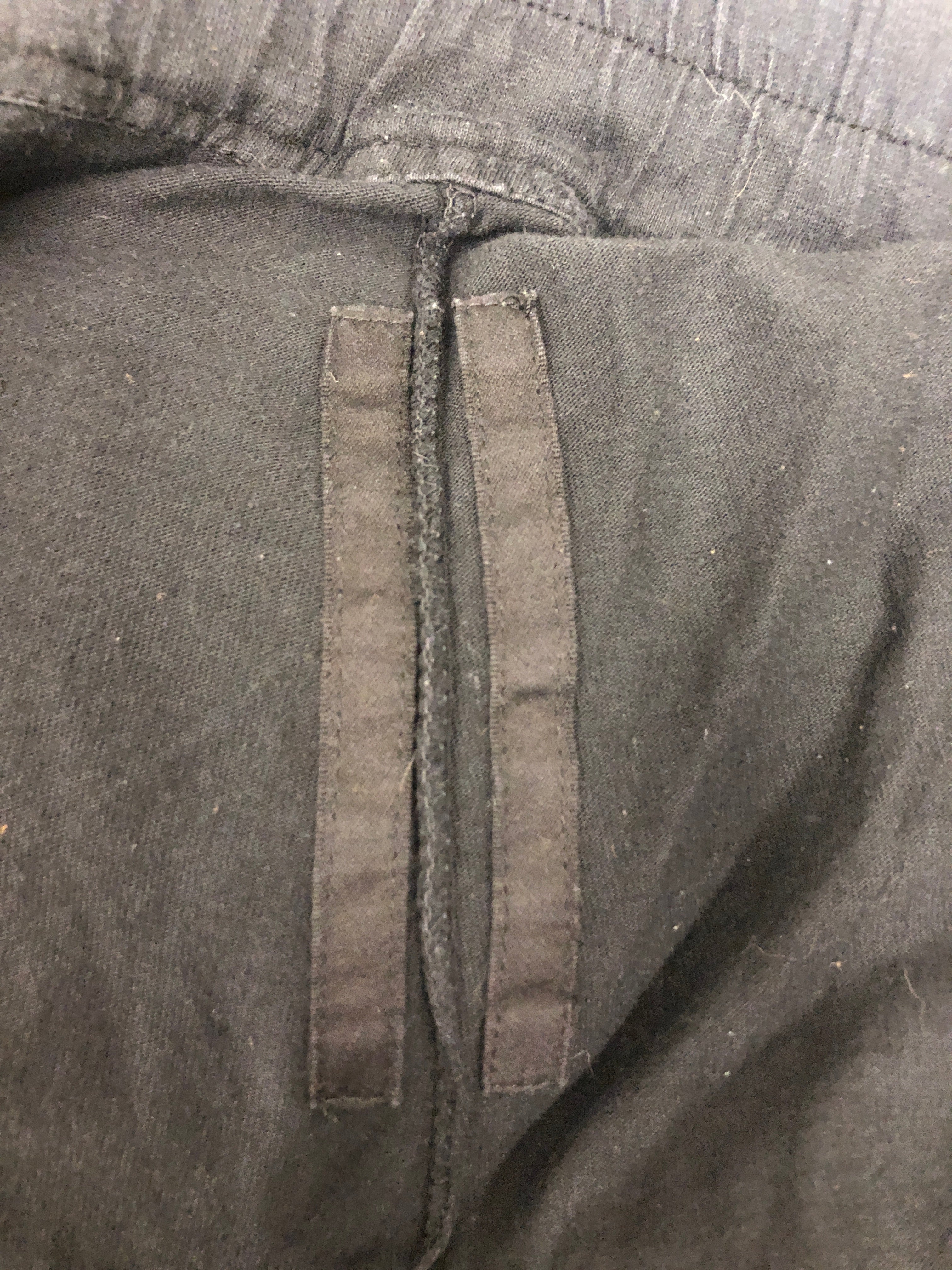 Rick Owens/Straight Pants/M/Cotton/BLK/Distressed/ view 5