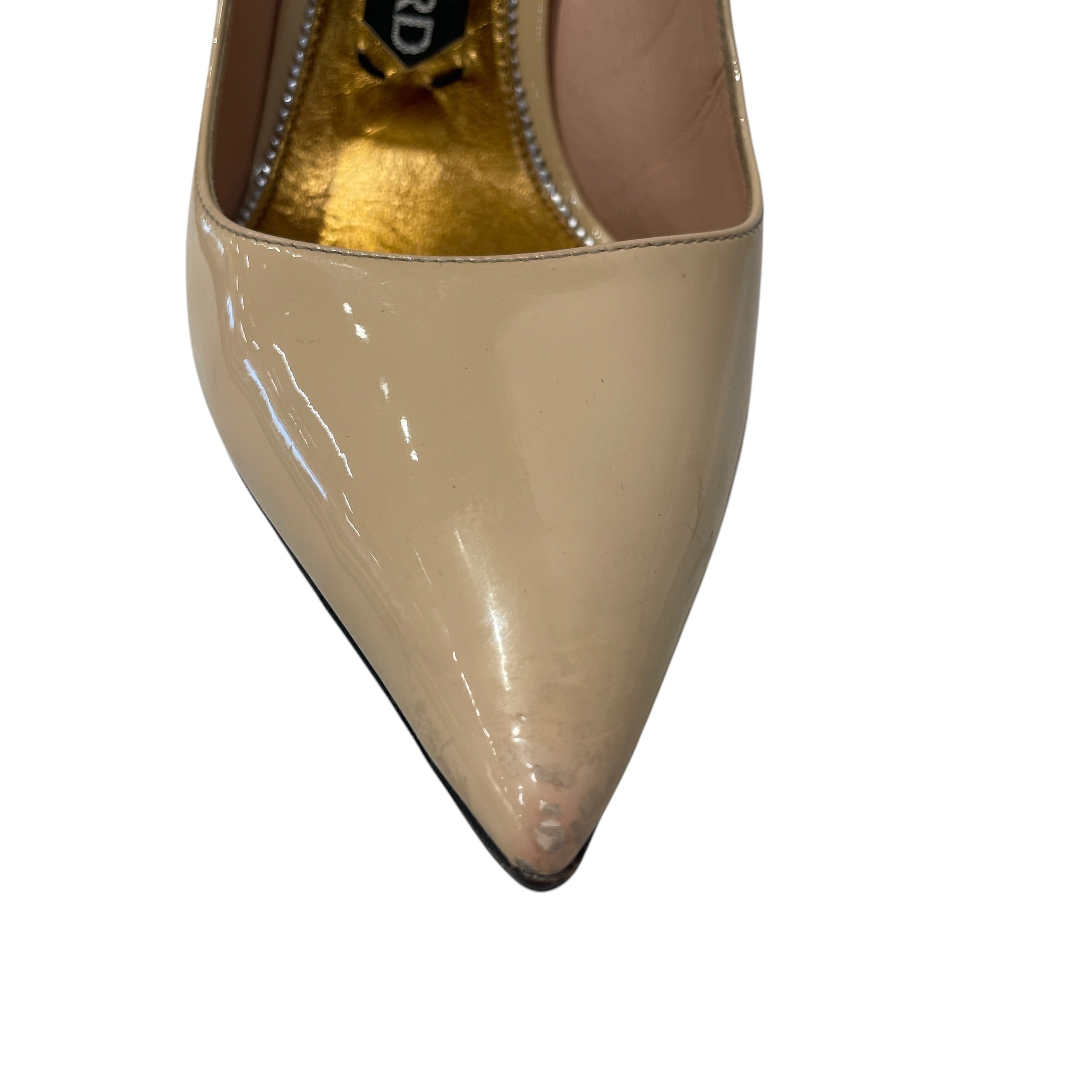 TOM FORD/Heels/US 7.5/Leather/BEG/Patent Leather Pump view 11