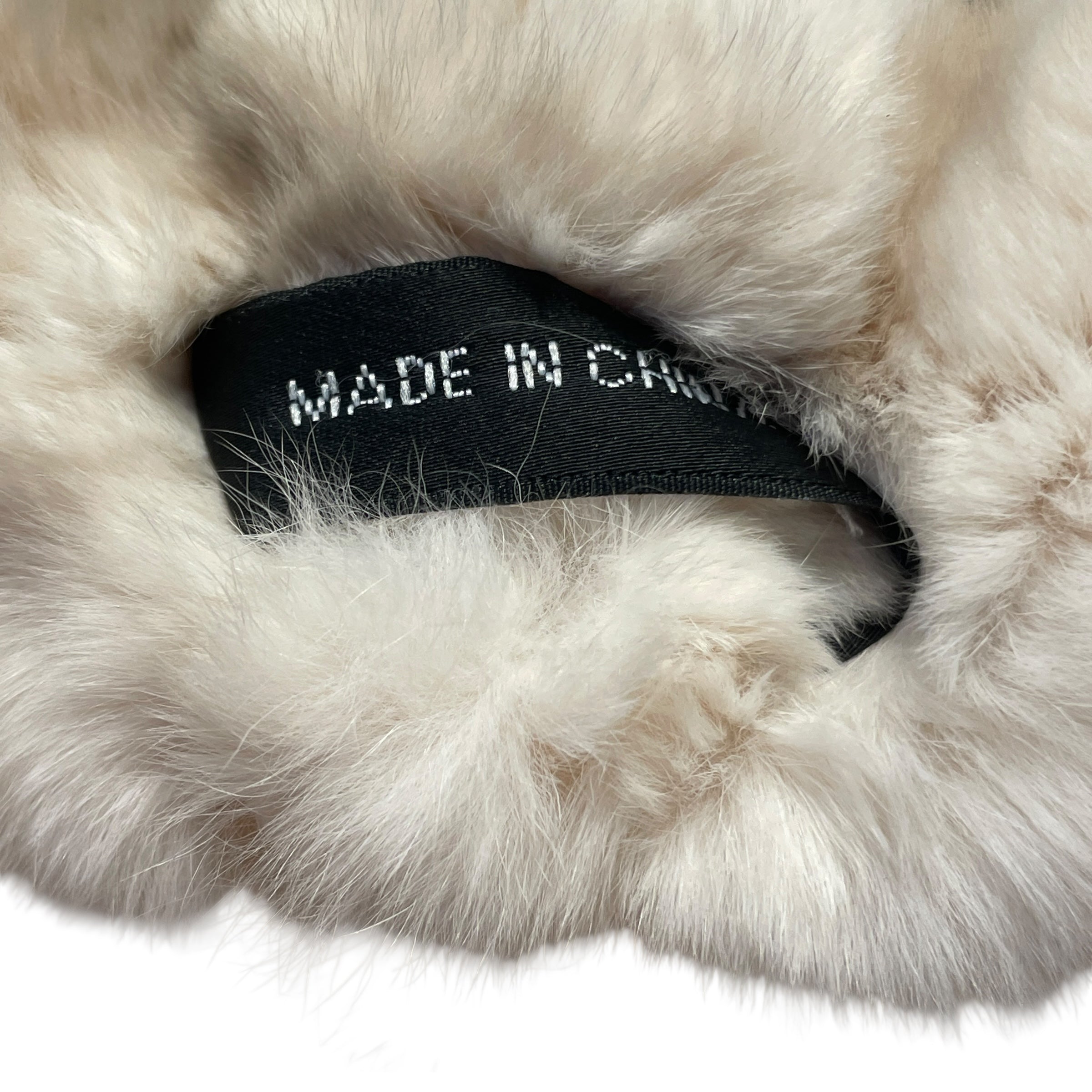 Vintage/Vest/46/Fur/CRM/Dyed Rex Rabbit Fur view 3