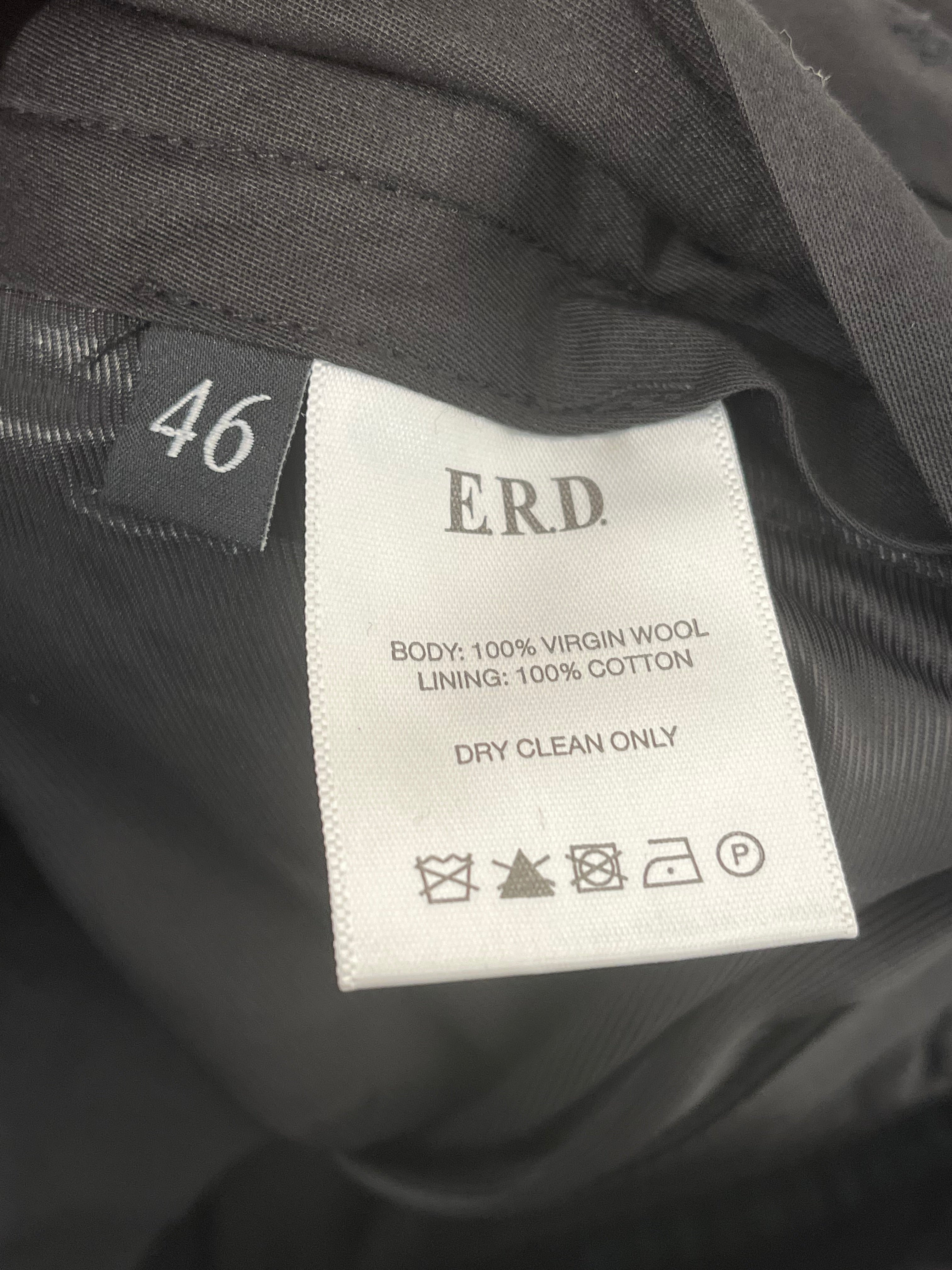 enfants riches deprimes/Slacks/46/Wool/BLK/WIDE LEG PLEATED TROUSER view 7