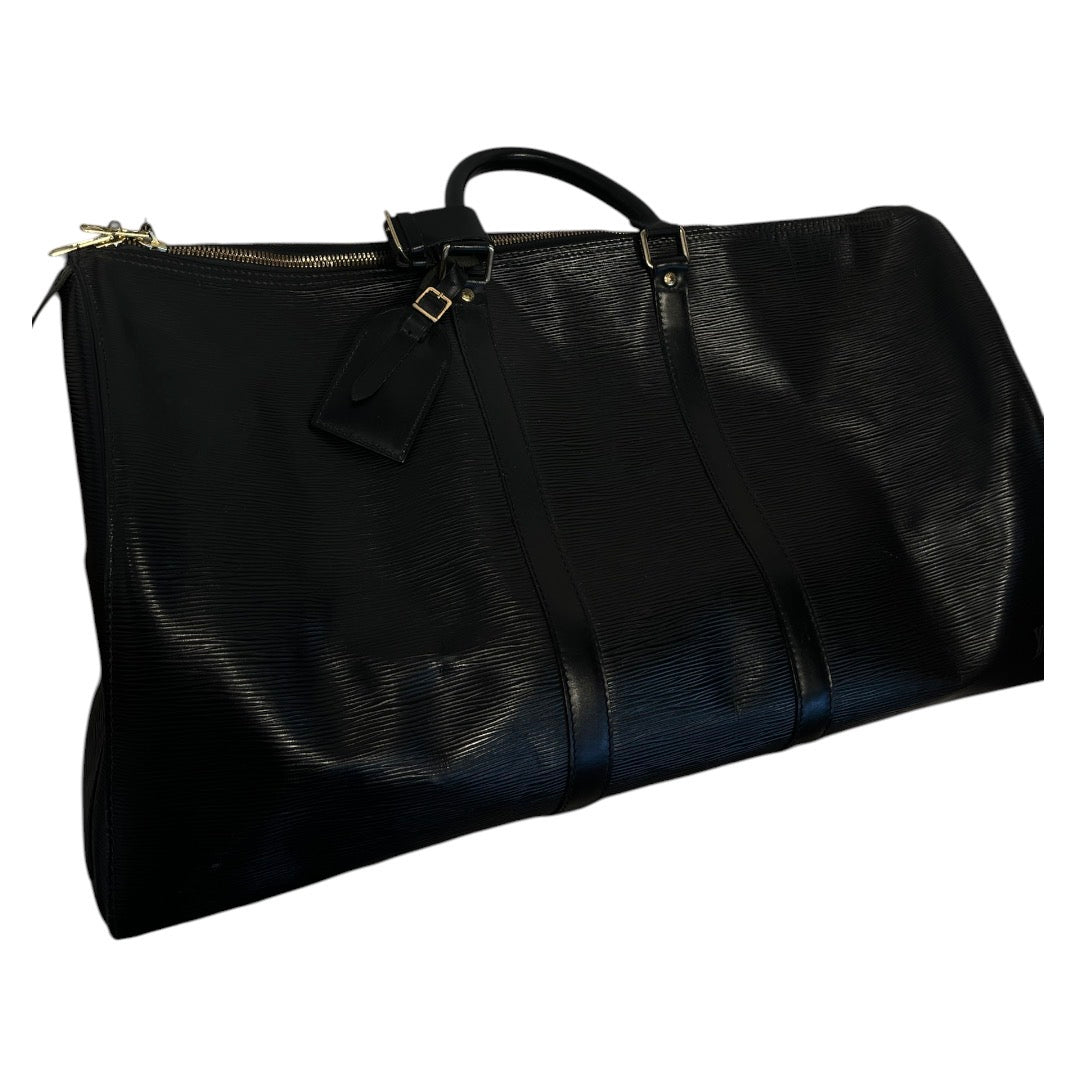 LOUIS VUITTON/Luggage/Leather/BLK/EPI LEATHER KEEPALL view 5