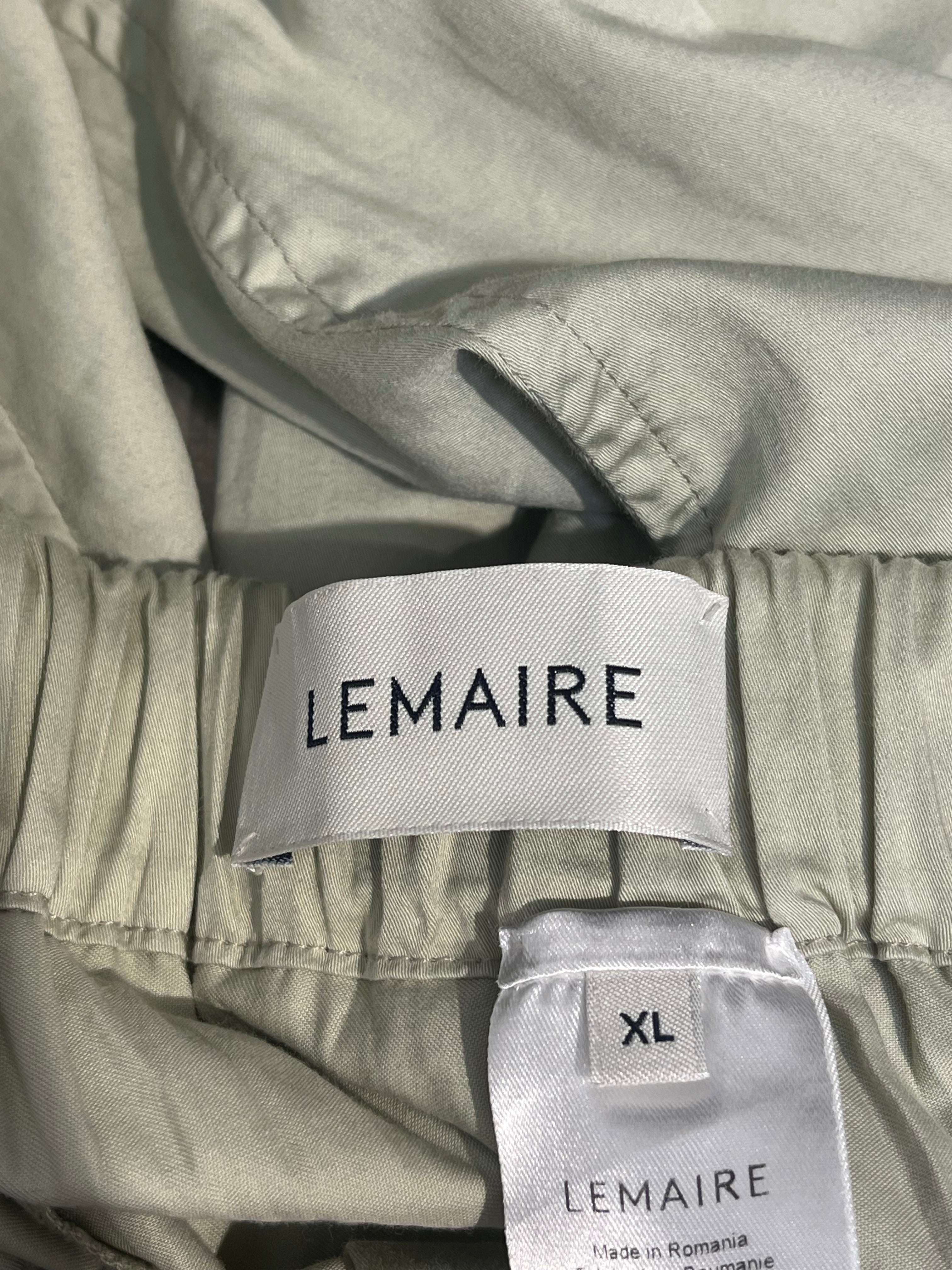 LEMAIRE/Pants/XL/Cotton/KHK/very wide leg with elastic top view 3