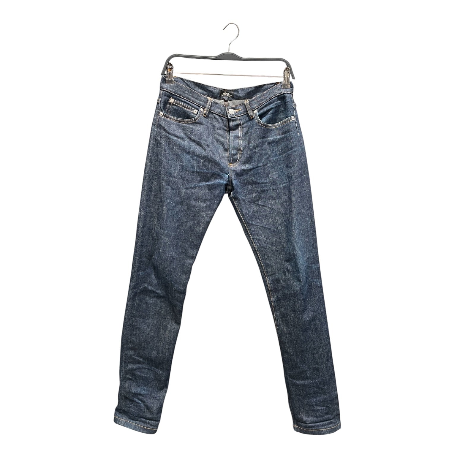 A.P.C./Straight Pants/29/Cotton/NVY/Navy Blue Stright Jeans view 1