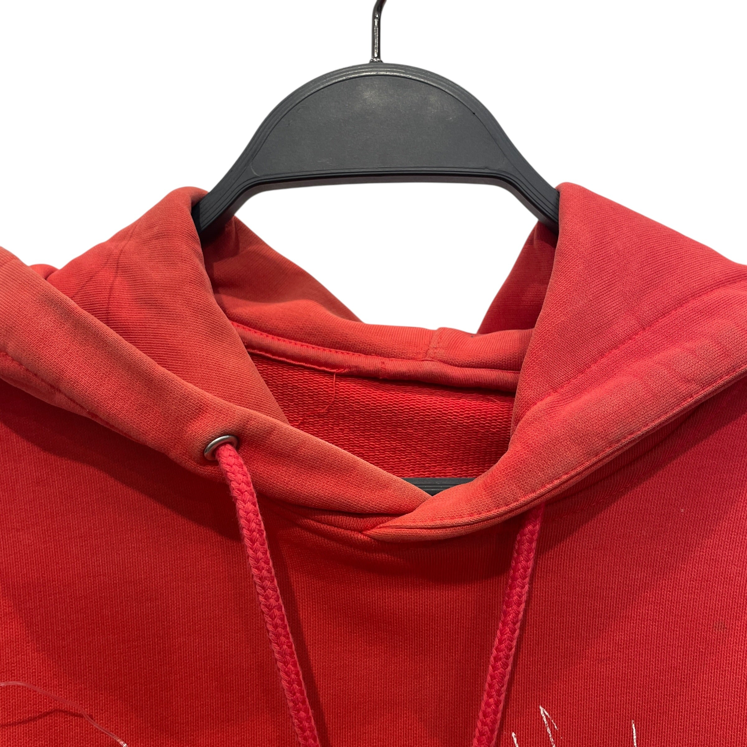 Helmut Lang/Hoodie/M/Cotton/RED/PUPPY DRAWING HOODIE view 4