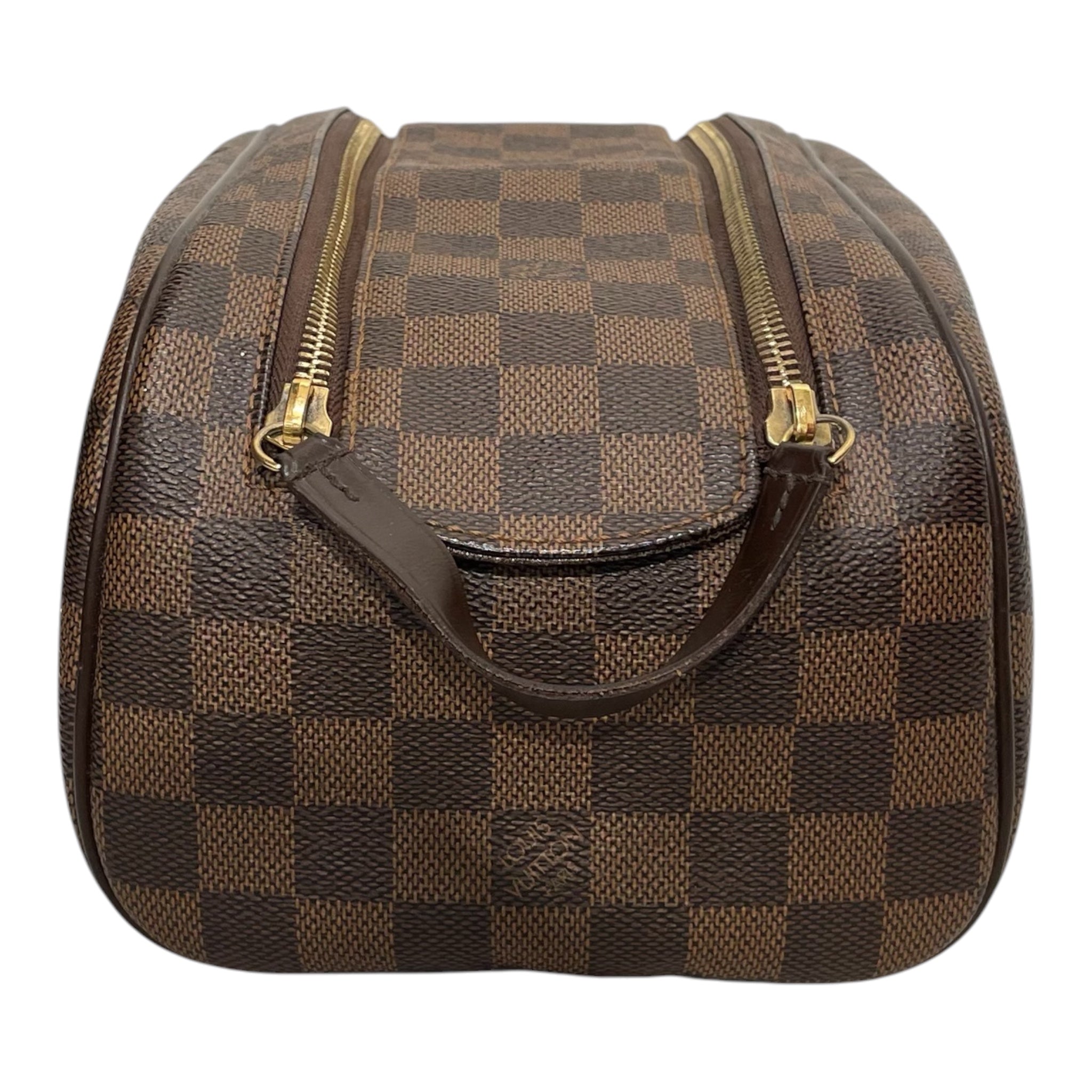 LOUIS VUITTON/Clutch Bag/Monogram/Leather/BRW/DOPP KIT DAMIER EBENE view 4
