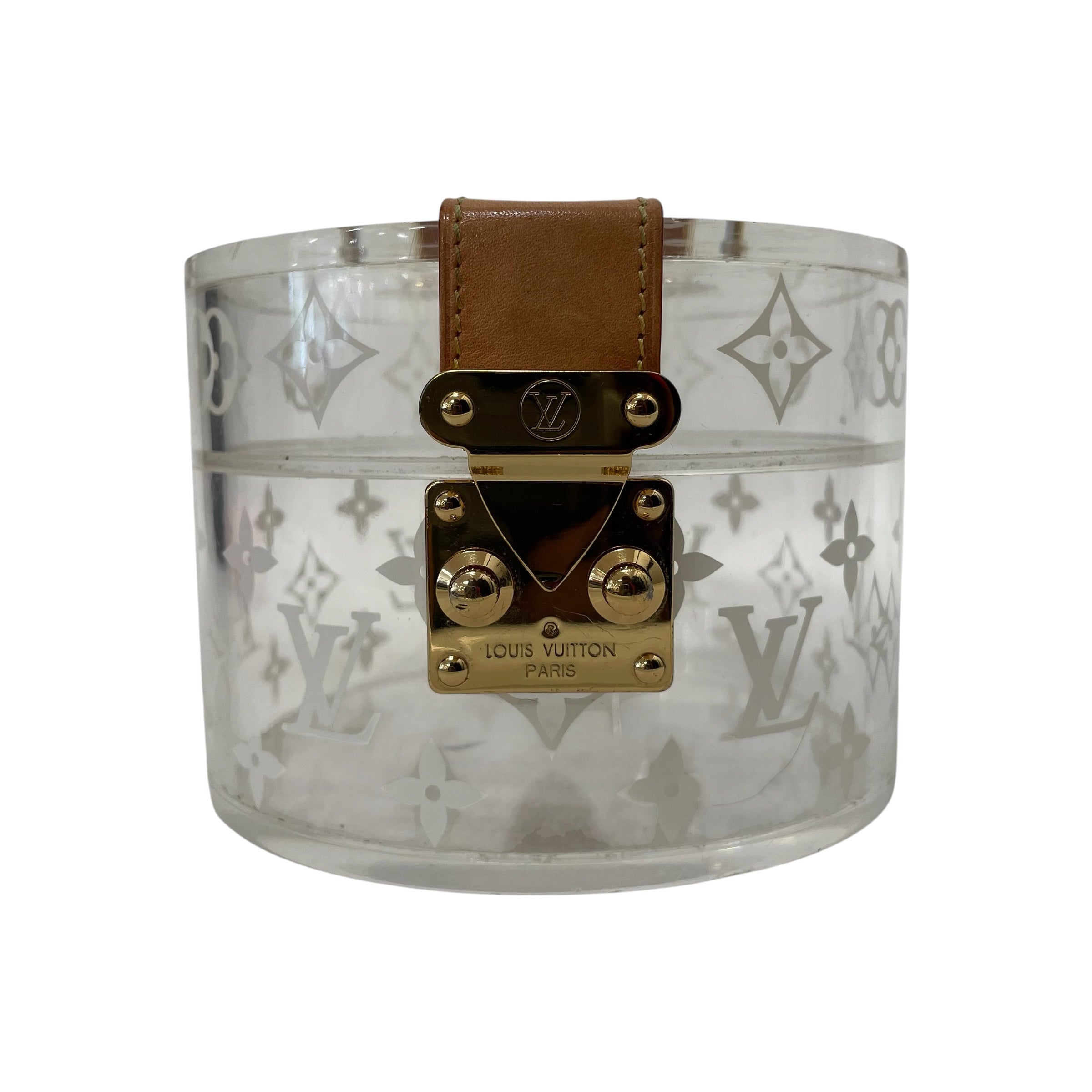 LOUIS VUITTON/Clutch Bag/Monogram/CLR/Clear Box Scott view 1