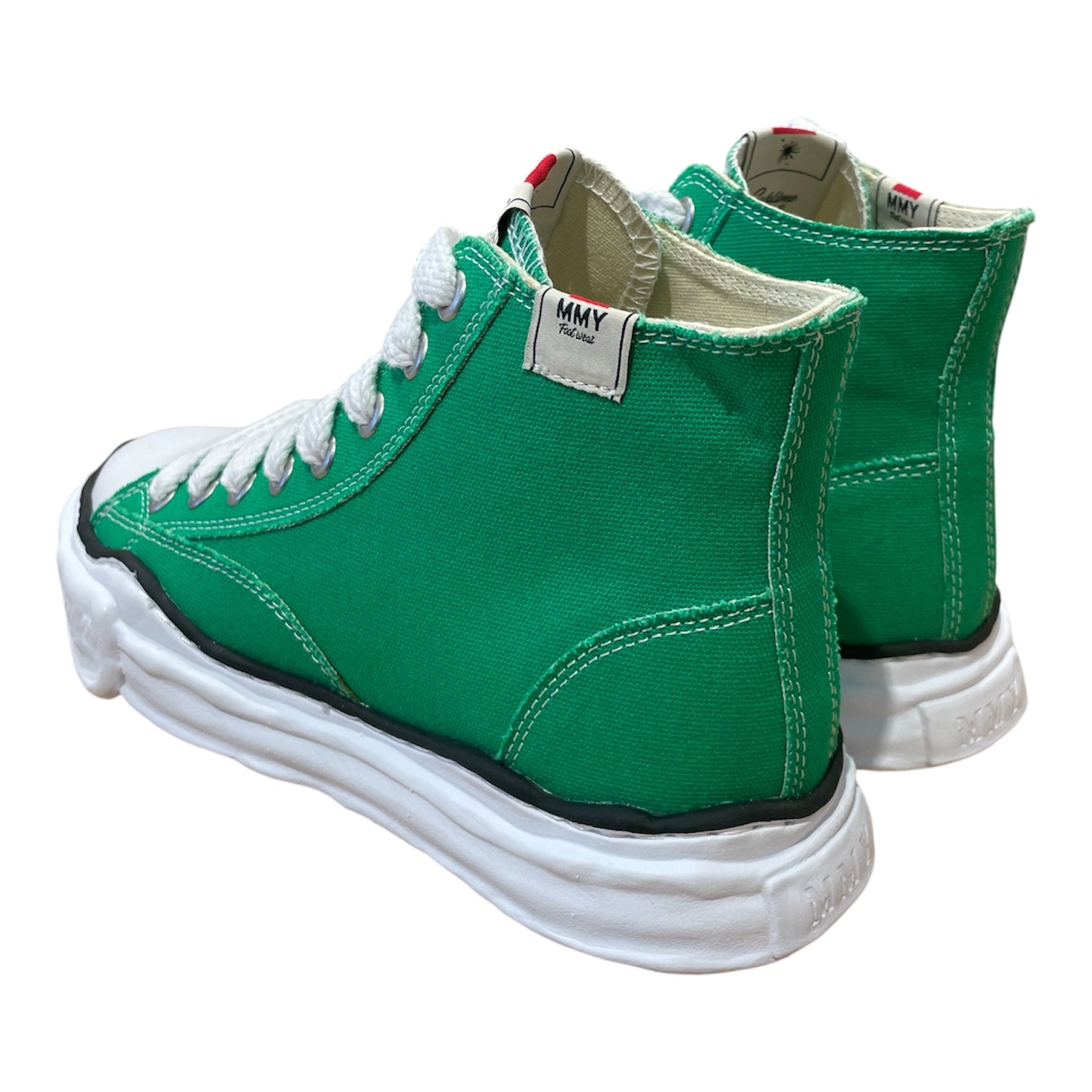 MIHARA YASUHIRO/Hi-Sneakers/EU 41/Border/GRN/Peterson Hi OG Sole Canvas view 2