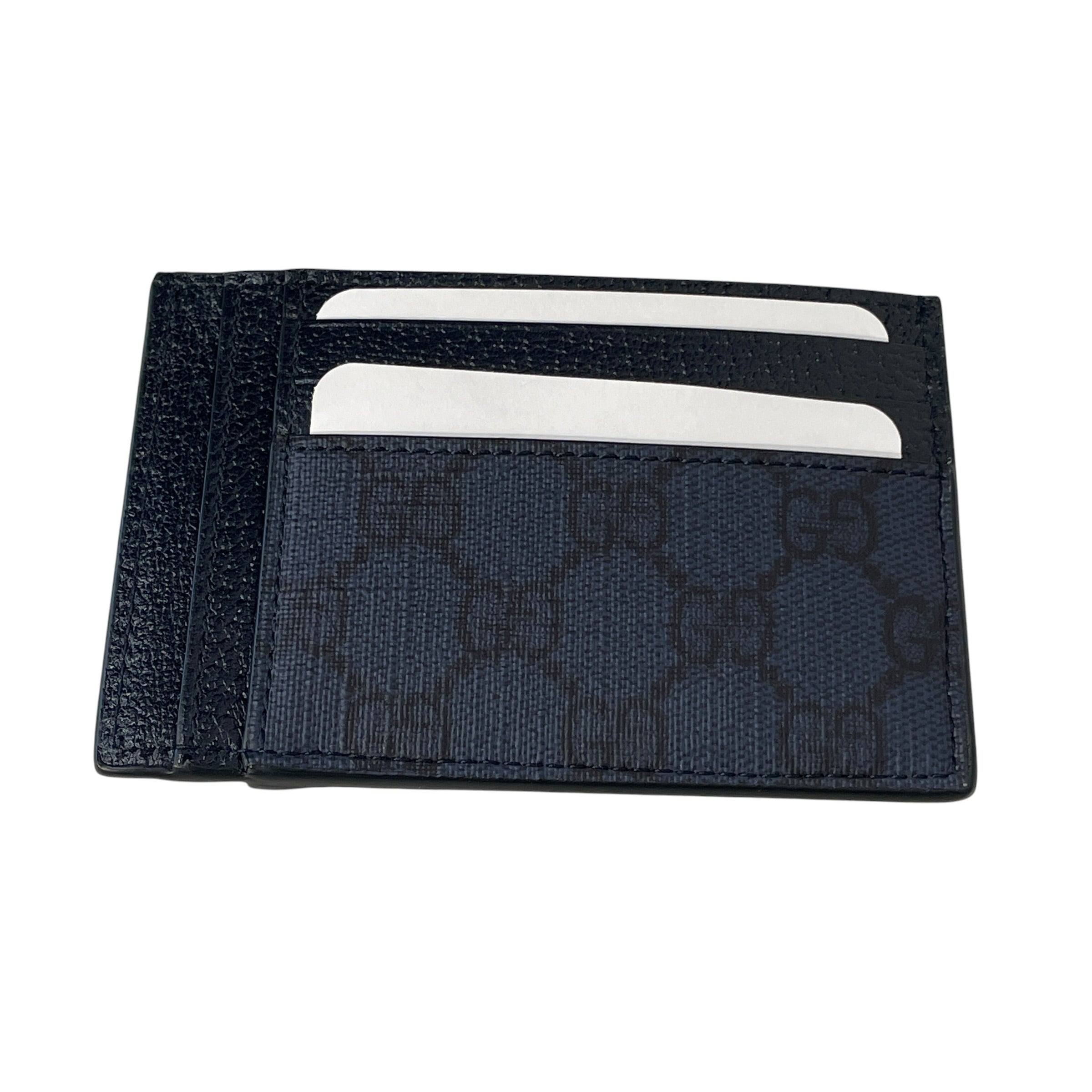GUCCI/Card Case/Monogram/Leather/NVY/M's/GG OPHIDIA view 3