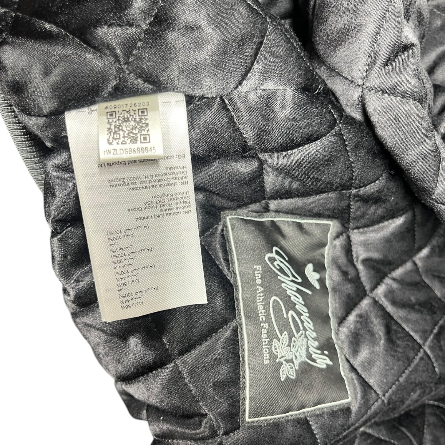 adidas/WILLY CHAVARRIA/Puffer Jkt/L/Polyester/GRY/Fine Athletic Fashions view 4