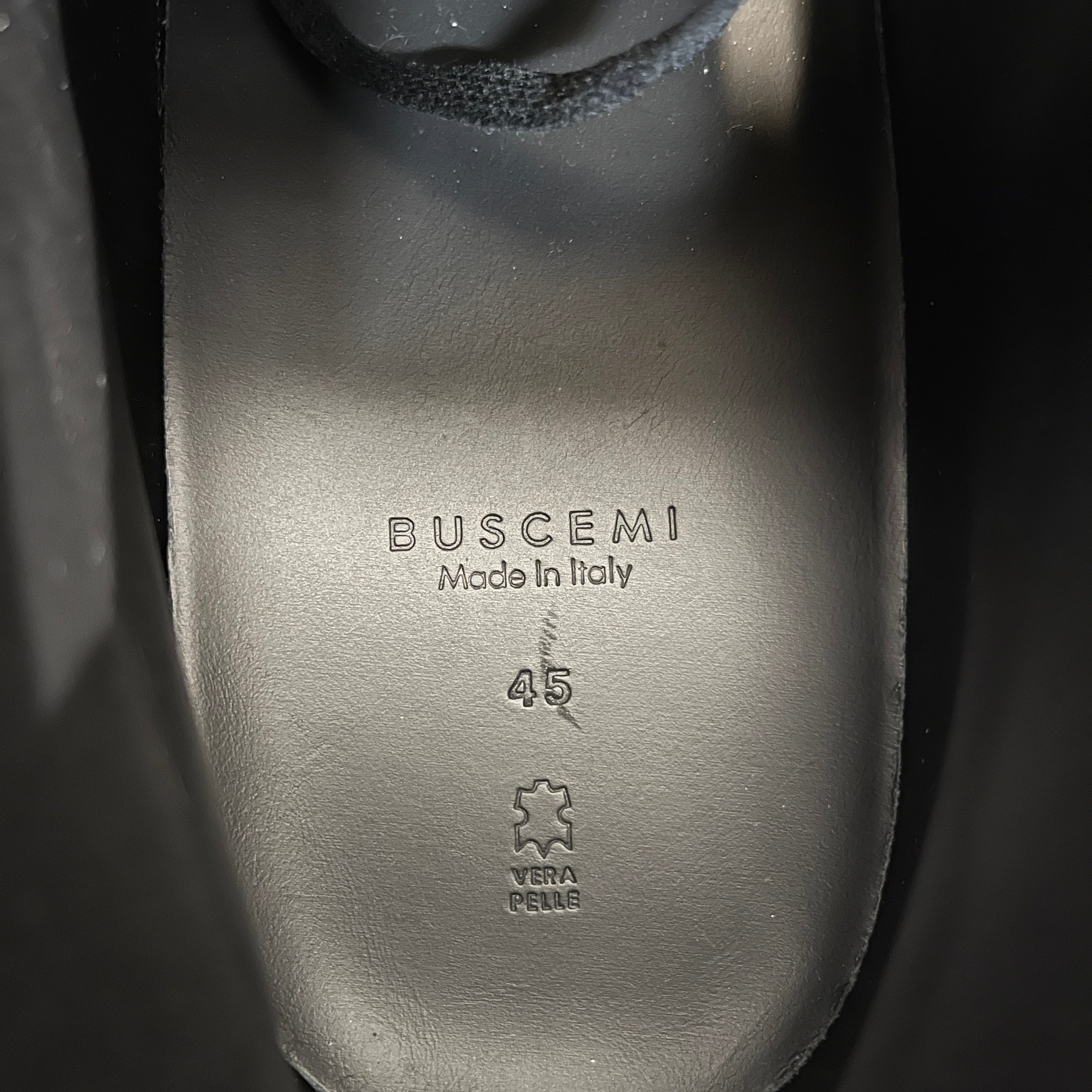BUSCEMI/Hi-Sneakers/US 12/Cotton/BLK/ view 3