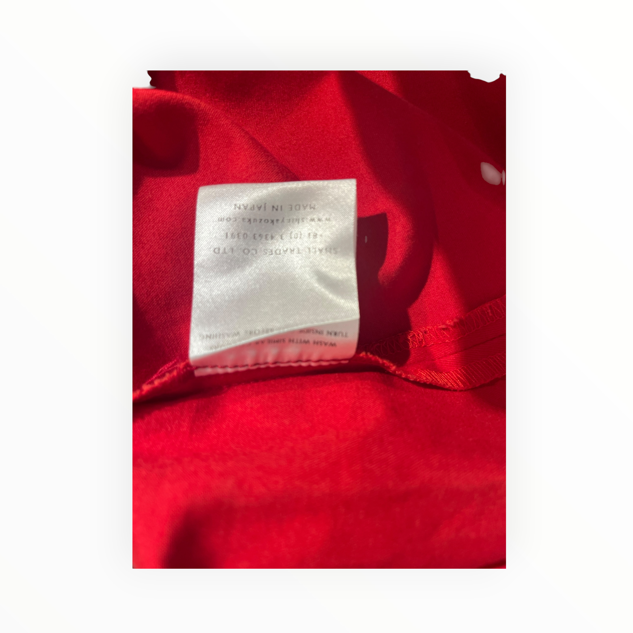 SHINYA KOZUKA/Pants/O/S/Cotton/RED/BALLOON PANTS SMALL TRADE view 5