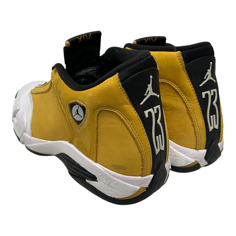 ALR JORDAN/Hi-Sneakers/US 8.5/Leather/YEL/Jordan 14 Retro Light Ginger