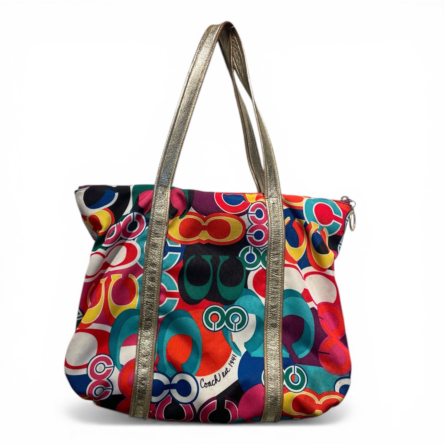 COACH/Tote Bag/Monogram/Nylon/MLT/ view 2