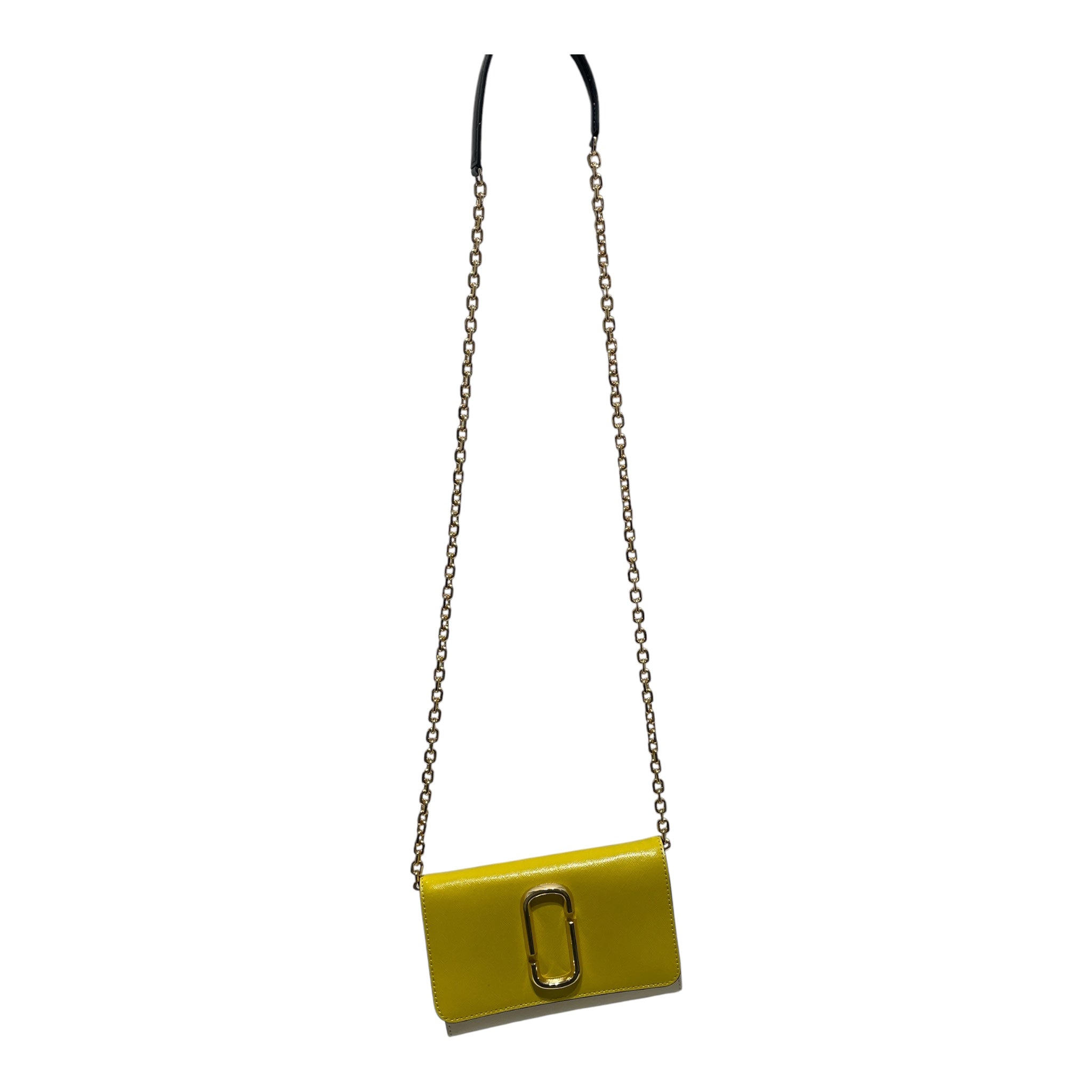 MARC JACOBS/Cross Body Bag/Leather/IVR/snapshot wallet on chain view 1