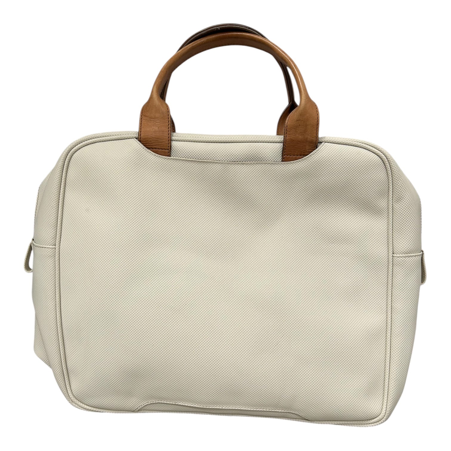 BOTTEGA VENETA/Hand Bag/Leather/WHT/weekend bag view 2