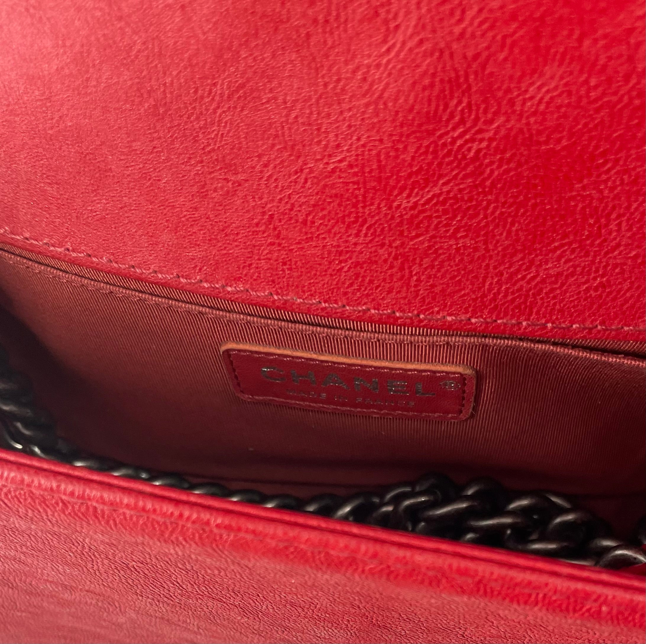 CHANEL/Hand Bag/Lambskin/RED/23176864 view 6