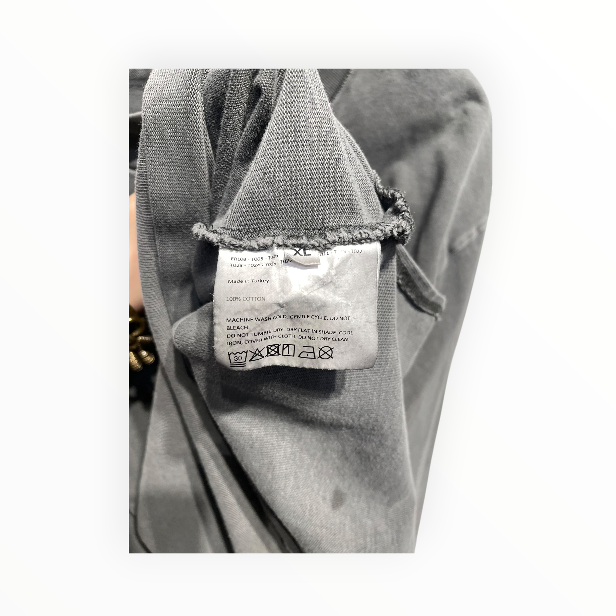 ERL/LS T-Shirt/XL/Cotton/GRY/Graphic/LOGO GRAPHIC view 4