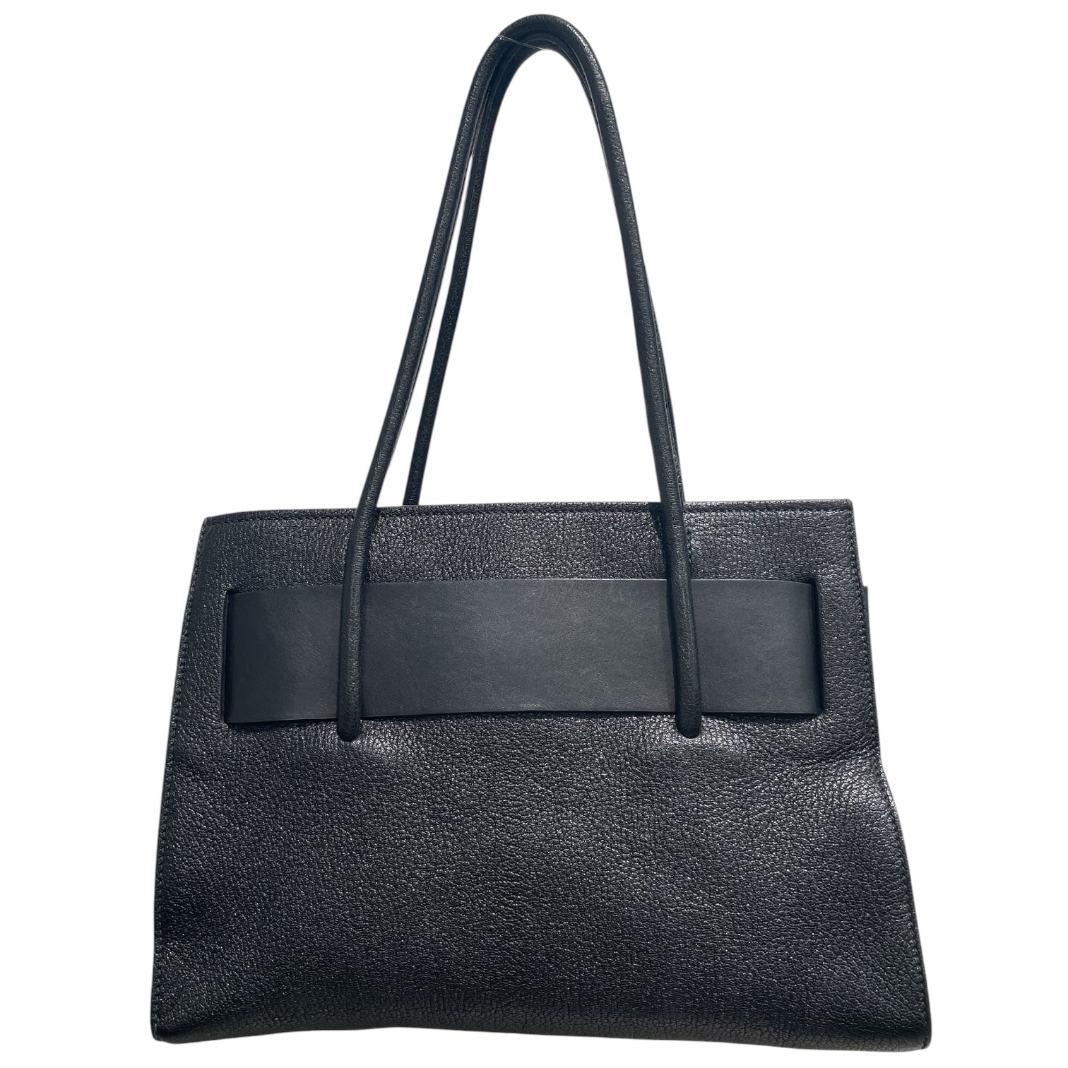 MIU MIU/Hand Bag/Leather/BLK/MADRAS FIOCCO view 2