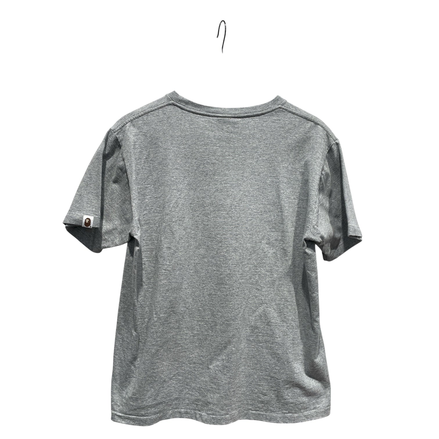 A BATHING APE/T-Shirt/M/Cotton/GRY/GREY CAMO APE HEAD view 2