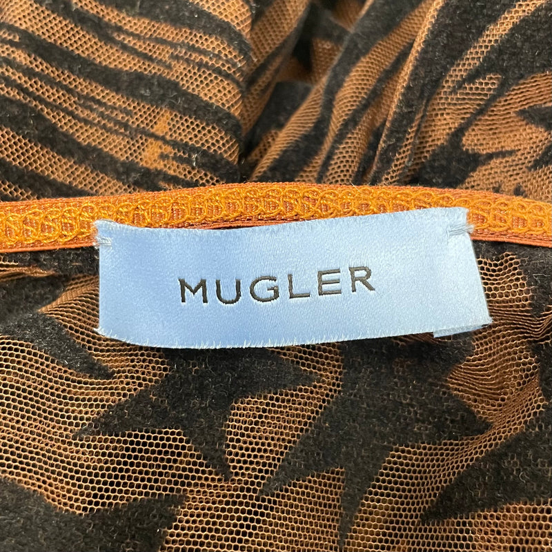 MUGLER/T-Shirt/46/Polyester/BRW/