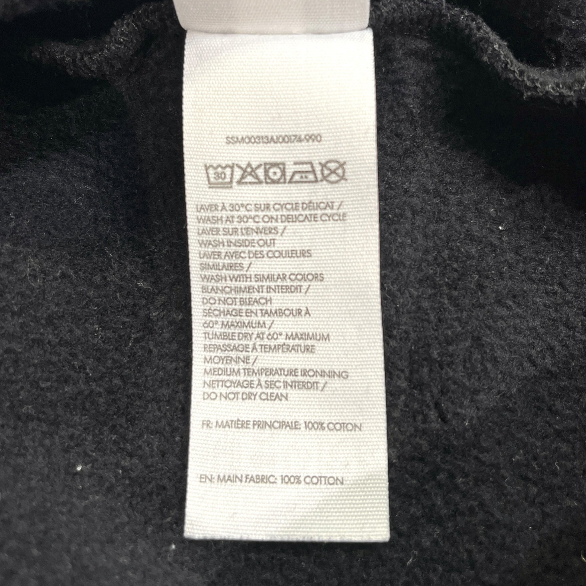 JACQUEMUS/Sweatshirt/S/Cotton/BLK/GROS GRAINED ZIPPED ROLLNECK view 4