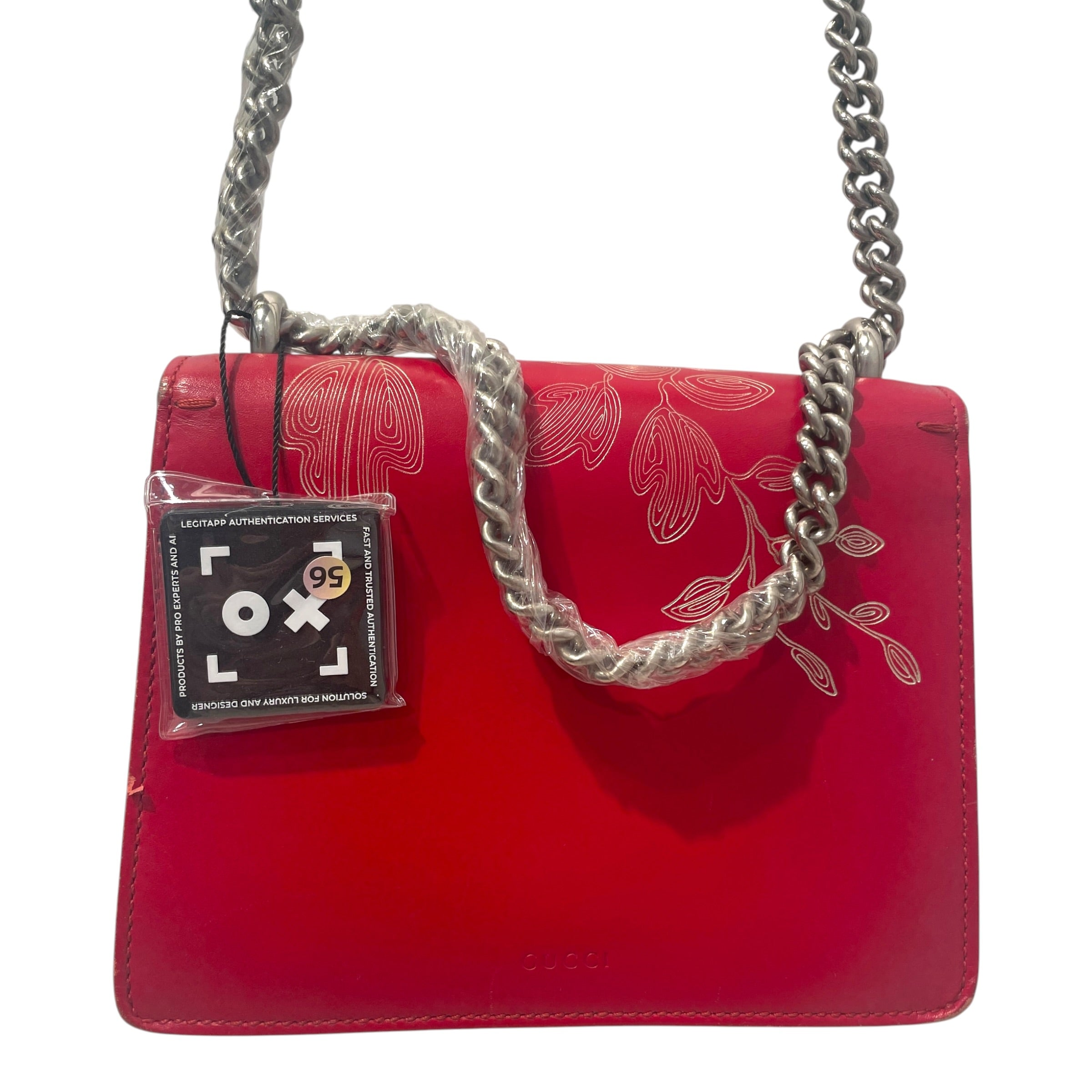 GUCCI/Cross Body Bag/Leather/RED/Chinese New Year DInoysus Bag view 4