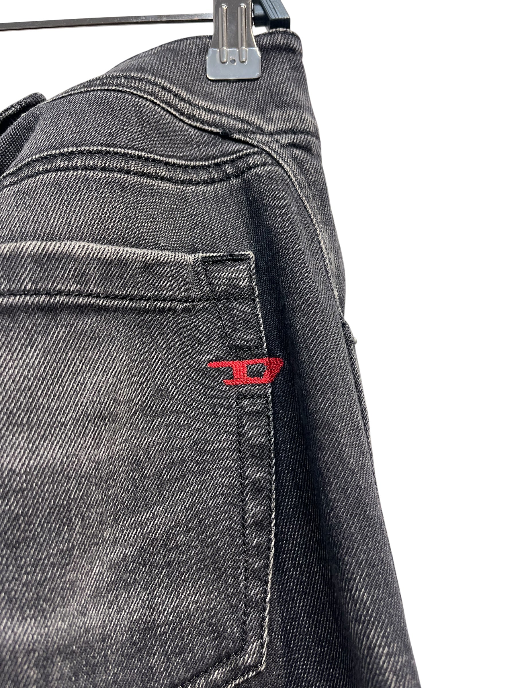 DIESEL/Straight Pants/34/Cotton/GRY/DARKWASH JEANS ADJUSTABLE BACK view 7