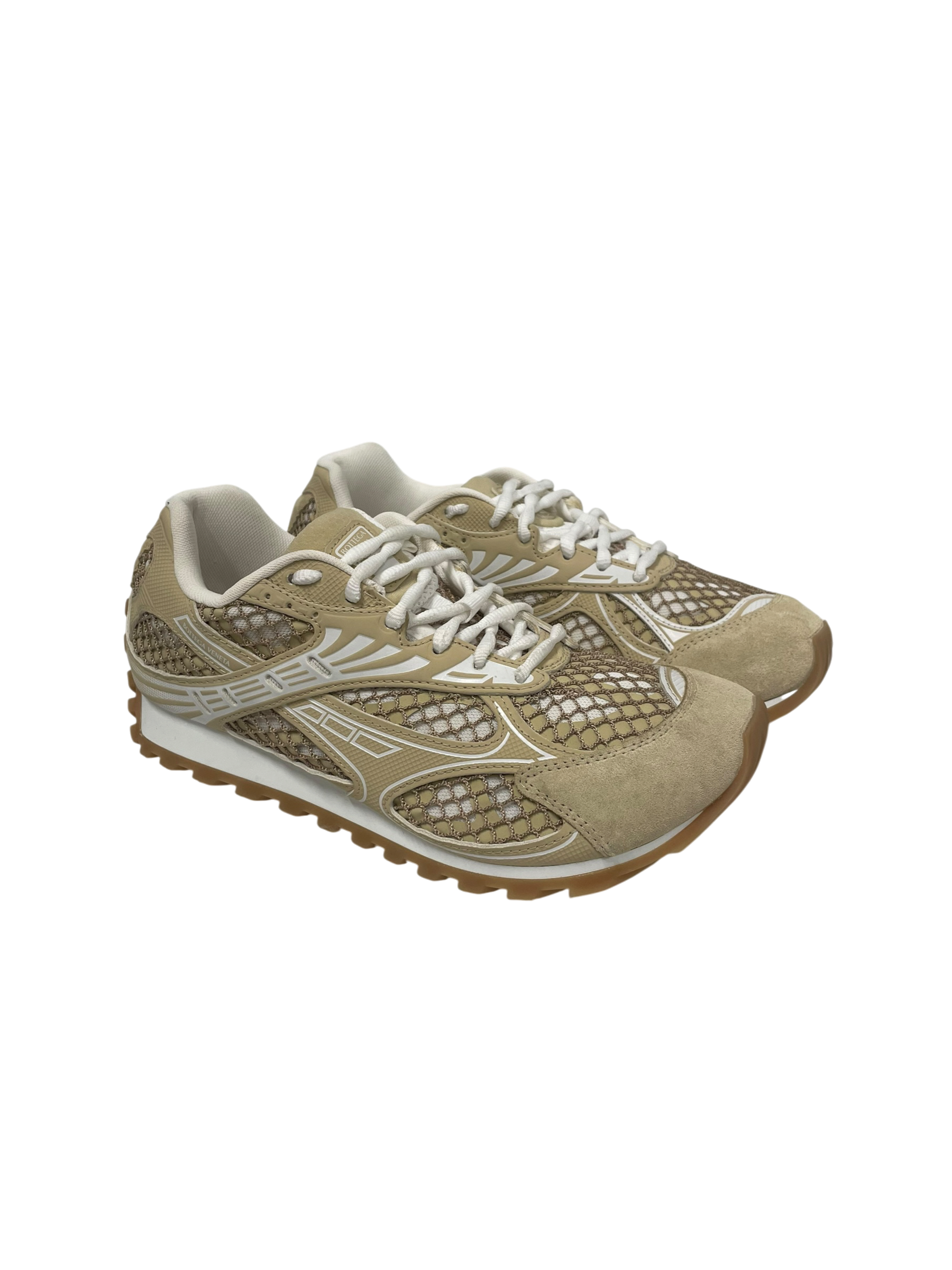 BOTTEGA VENETA/Low-Sneakers/EU 39/Cotton/BEG/ORBIT MESH LOW-SNEAKERS view 1