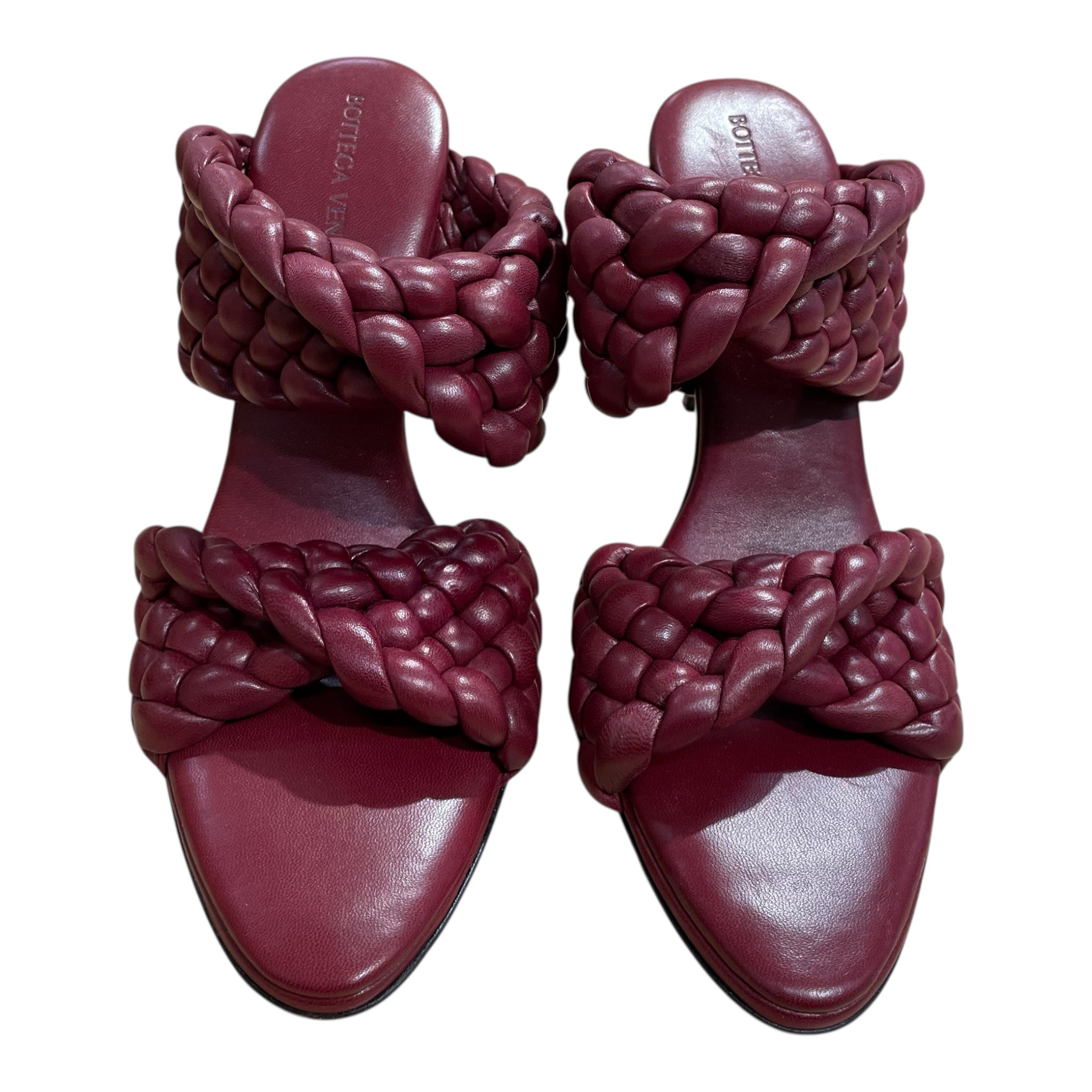 BOTTEGA VENETA/Heels/EU 38.5/Leather/BRD/Basket Twist Weave view 3