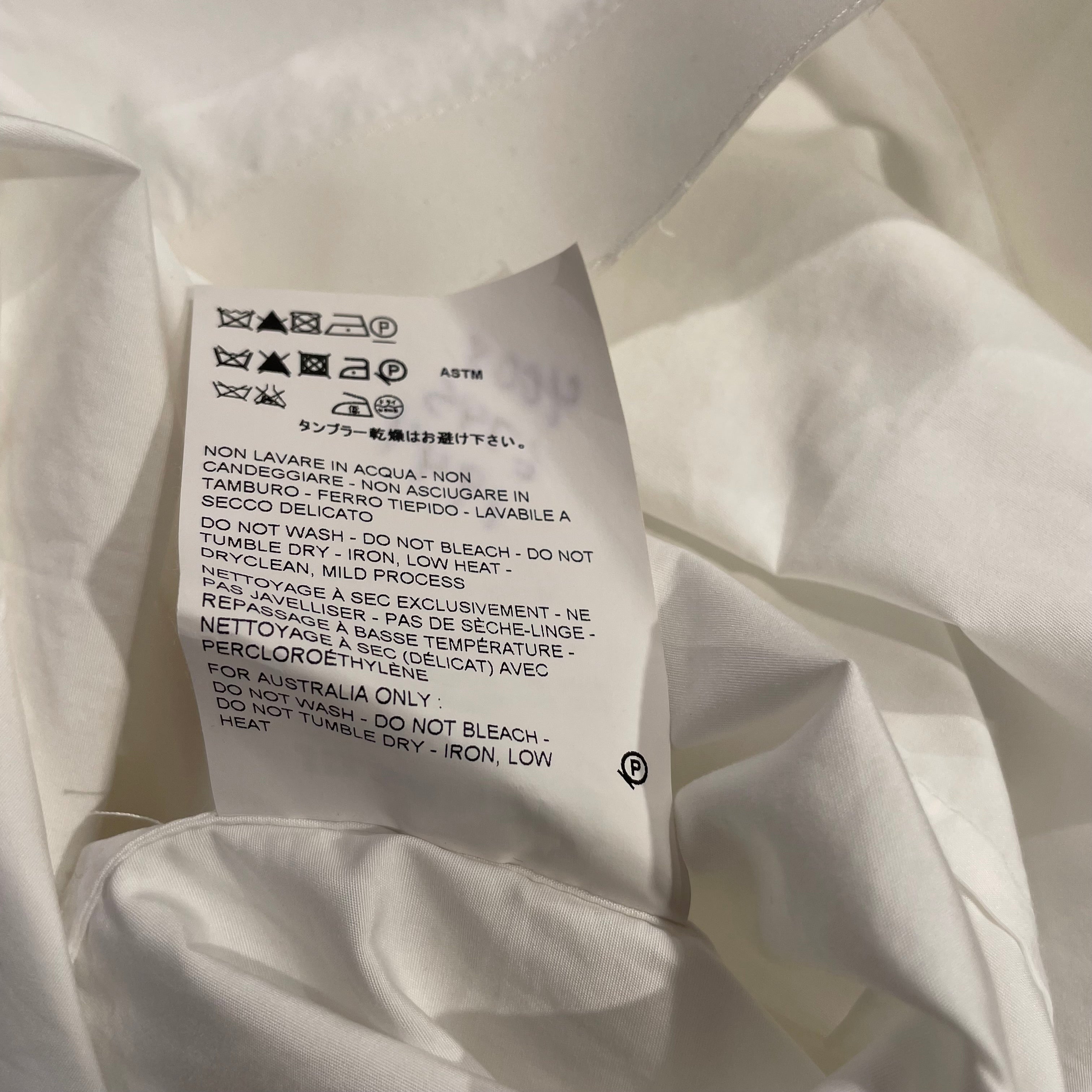 JIL SANDER/Blouse/38/Cotton/WHT/ view 5