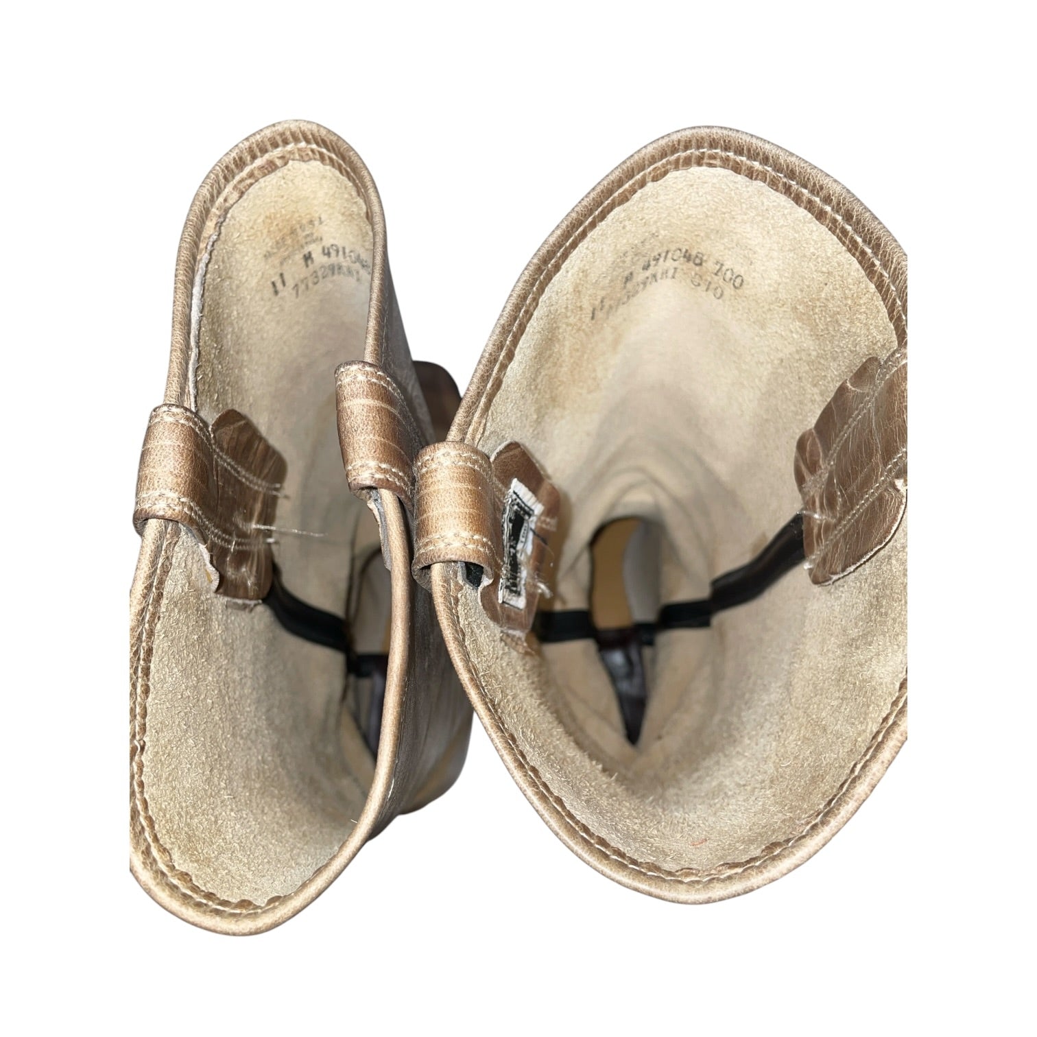 FRYE/Boots/US 11/Leather/CML/BRASS HARDWARE view 4