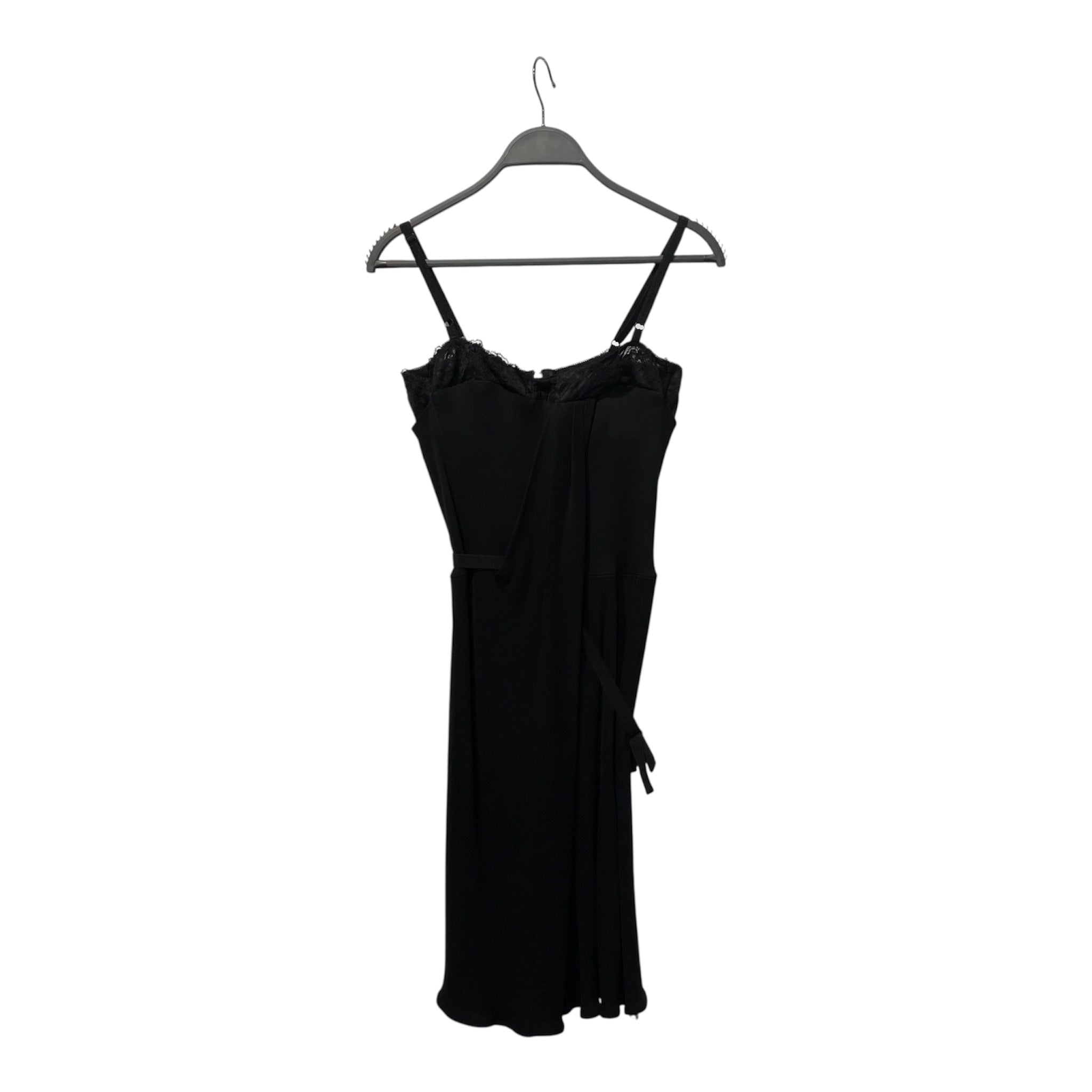 DOLCE&GABBANA/SL Dress/42/Silk/BLK/SD1852 view 1