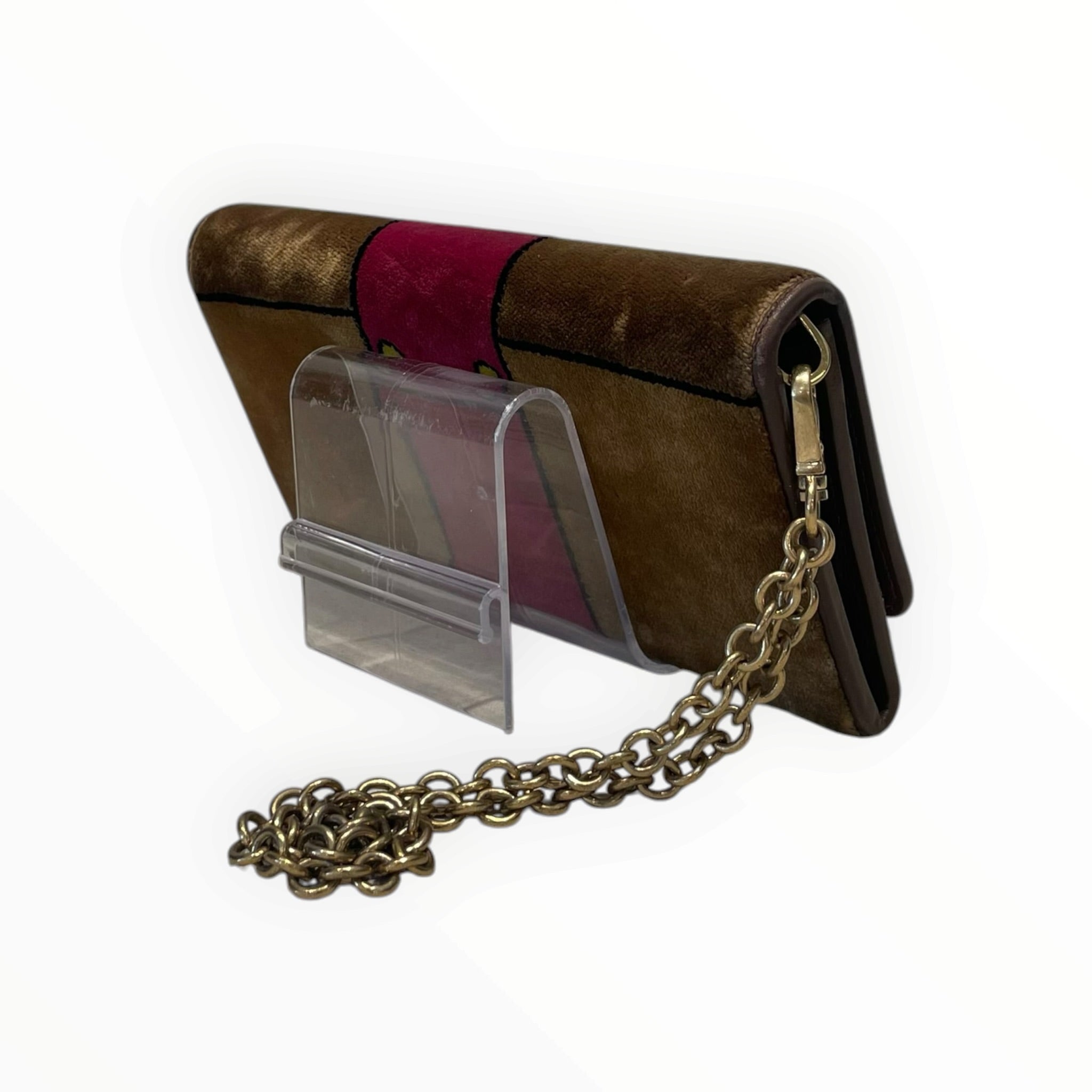 PRADA/Bag/All Over Print/CML/Velvet Cashier Clutch view 2