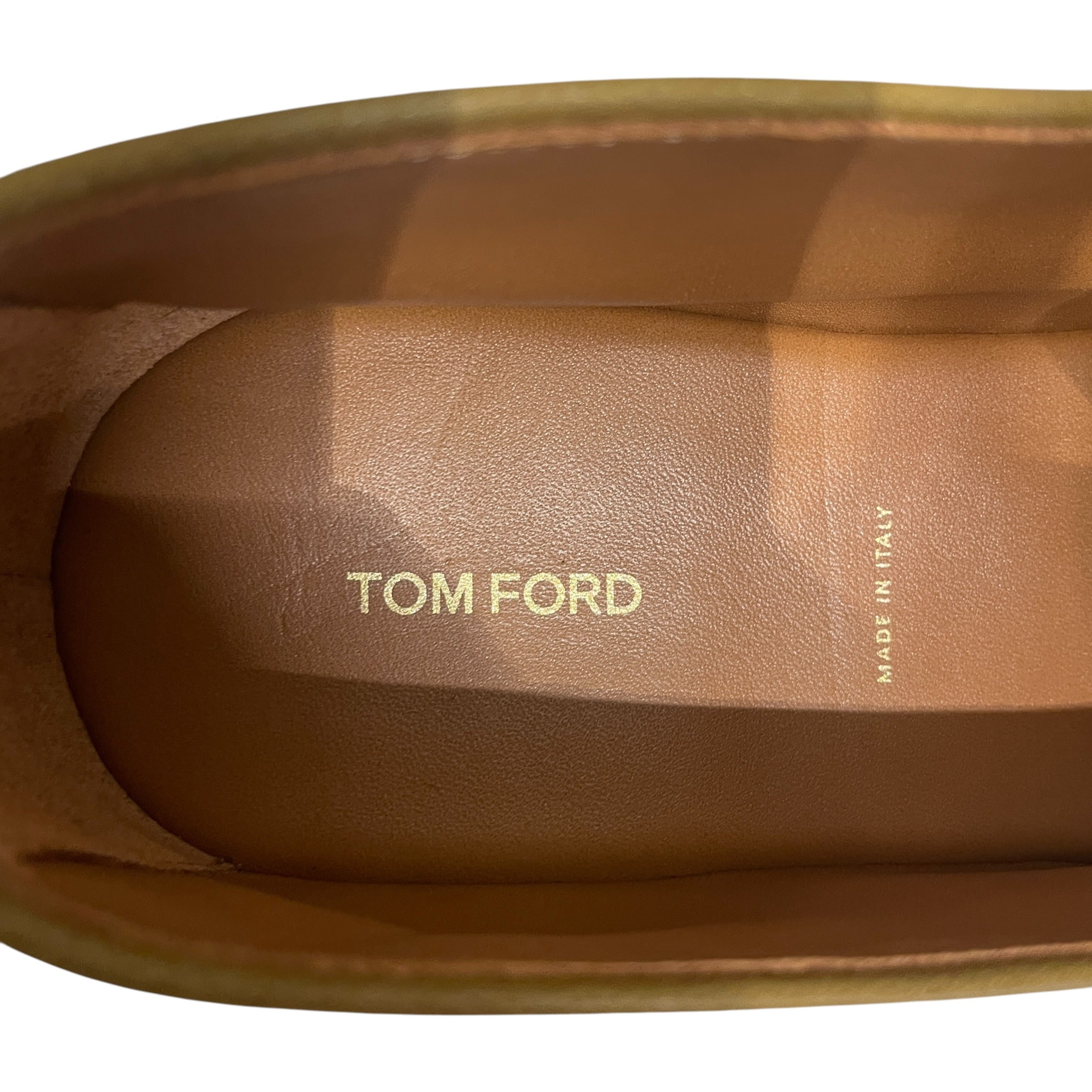 TOM FORD/Loafers/EU 42/Leather/GRN/MUSTARD VELVET view 4