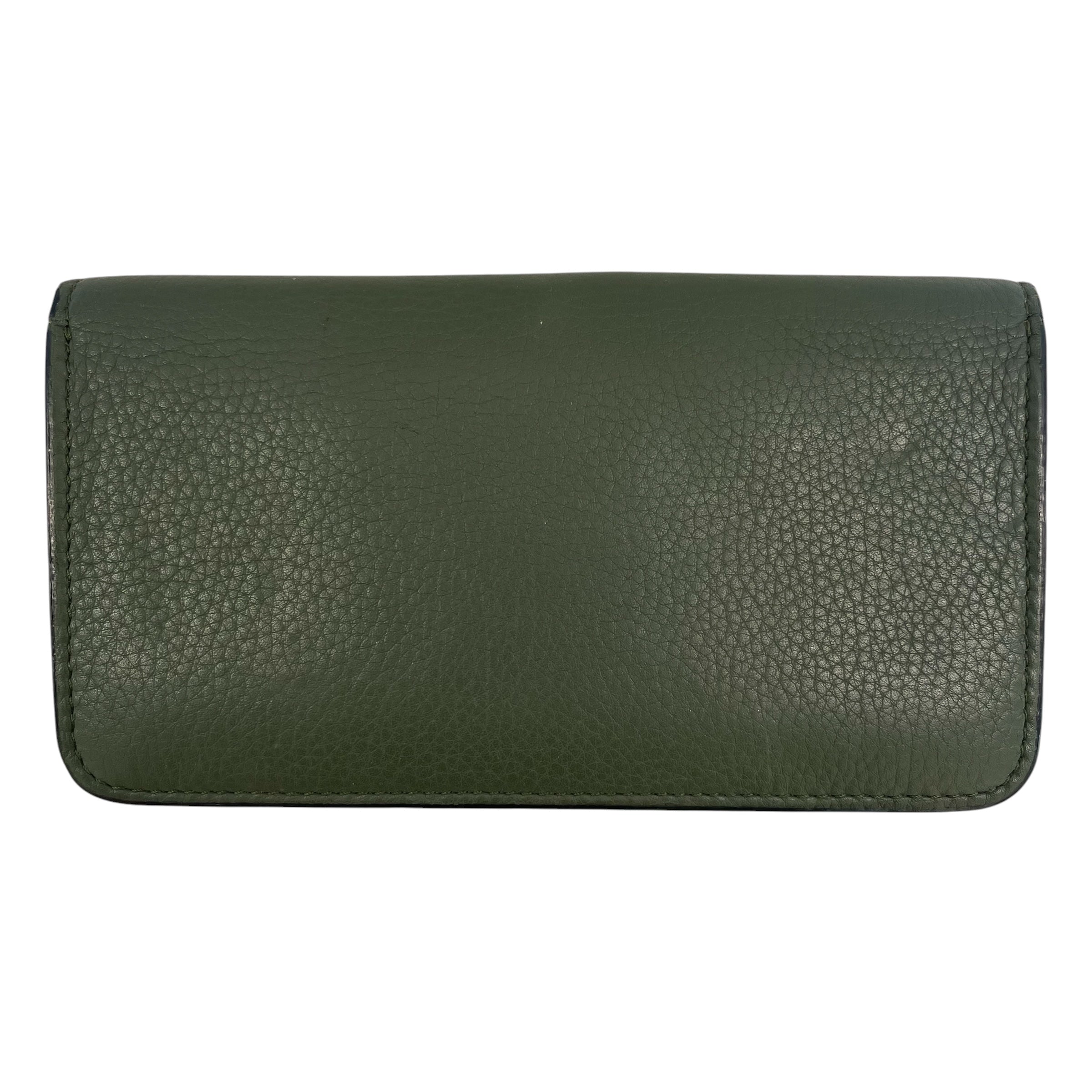 BURBERRY/Wallet/Leather/GRN/L's/BIFOLD/BEIGE INSIDE view 2