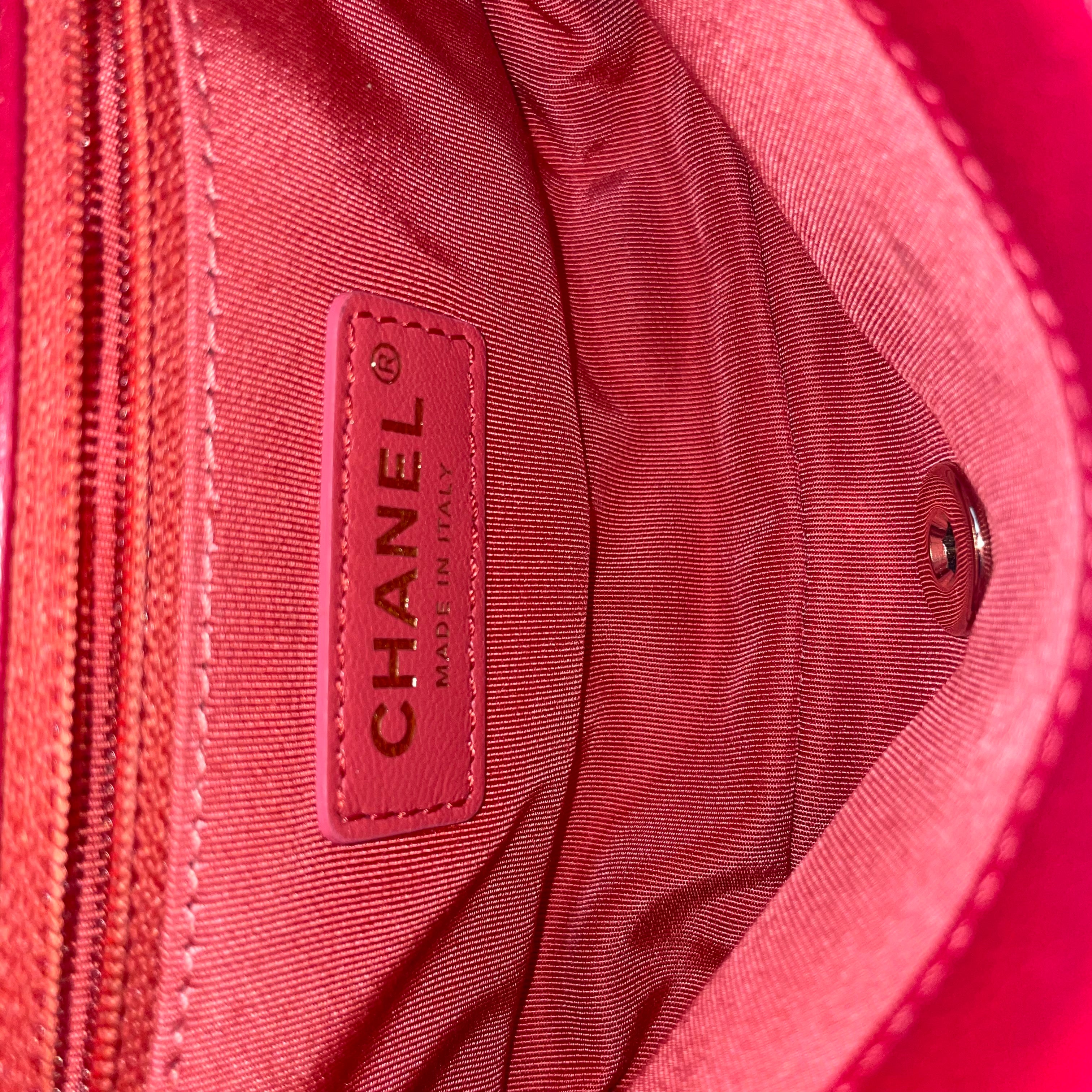 CHANEL/Cross Body Bag/All Over Print/Leather/RED/TWEED LEATHER TIMELESS/CLASSIQ view 6