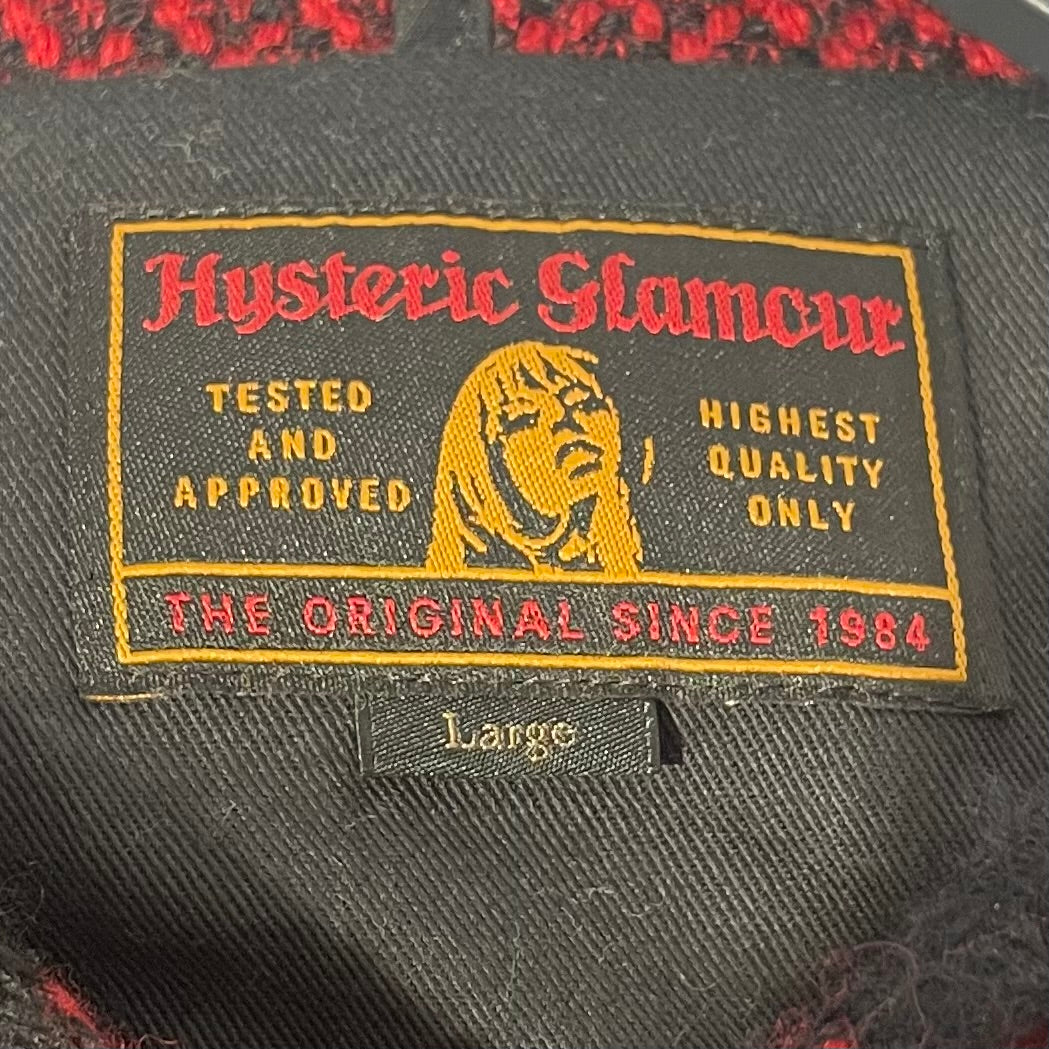 HYSTERIC GLAMOUR/Jacket/L/Red/Wool/Plaid/ view 3