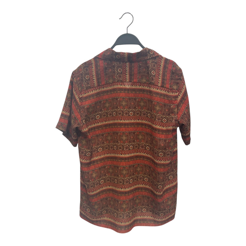 Needles/SS Shirt/XS/Polyester/ORN/All Over Print/ALL OVER SYMBOL PATTERN