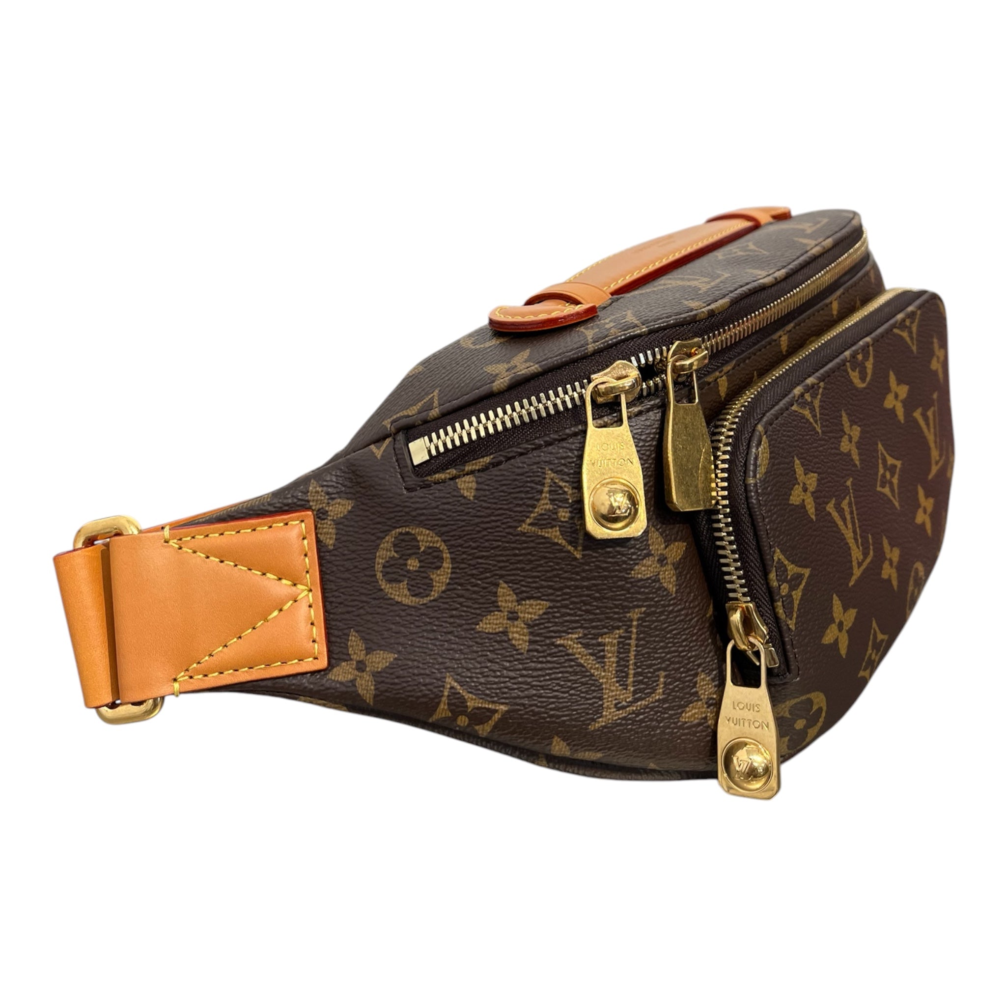 LOUIS VUITTON/Fanny Pack/All Over Print/Leather/BRW/RUSH BUMBAG view 3