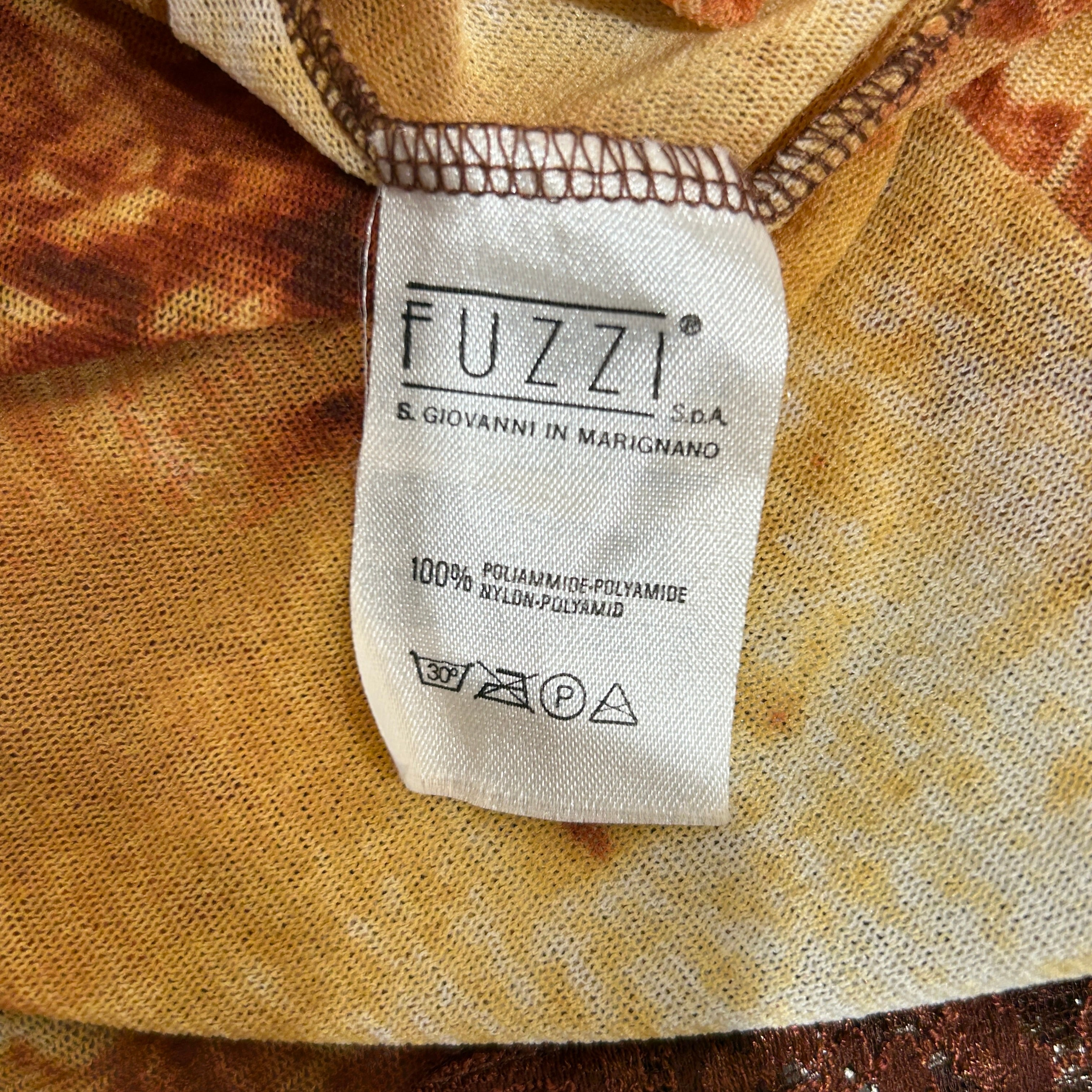 Jean Paul Gaultier/3|4 T-Shirt/L/All Over Print/Nylon/ORN/vintage tag view 4