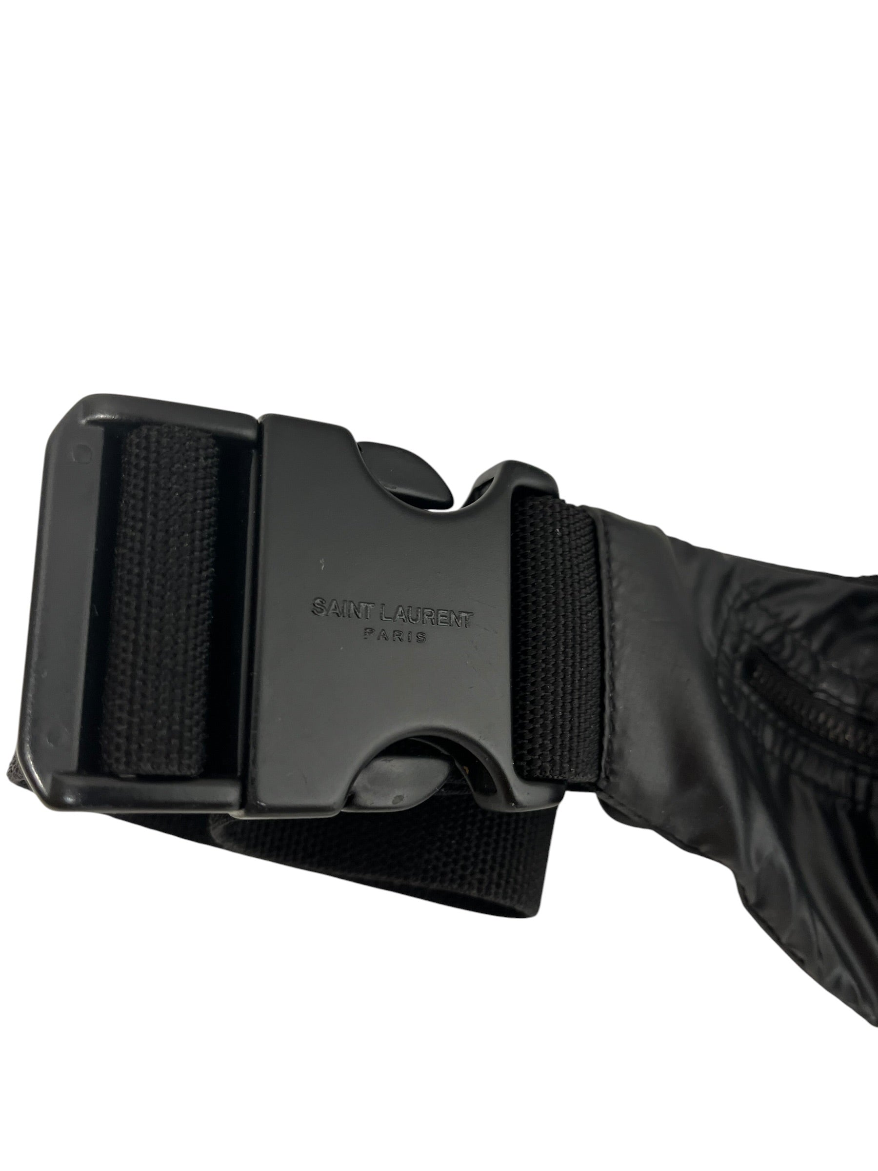 SAINT LAURENT/Fanny Pack/Nylon/BLK/LOGO FANNY PACK view 5