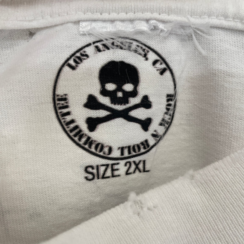 AMIS ET FLEURS/T-Shirt/XXL/Cotton/WHT/All Over Print/